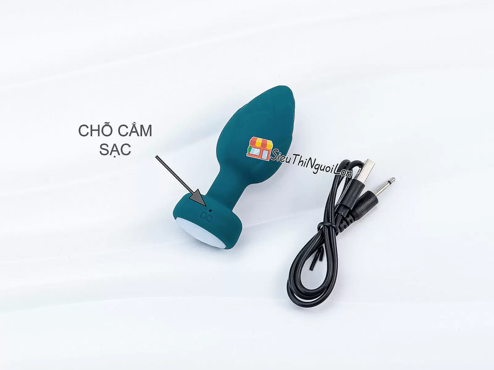 Đồ chơi kích thích hậu môn rung phát sáng kèm điều khiển từ xa