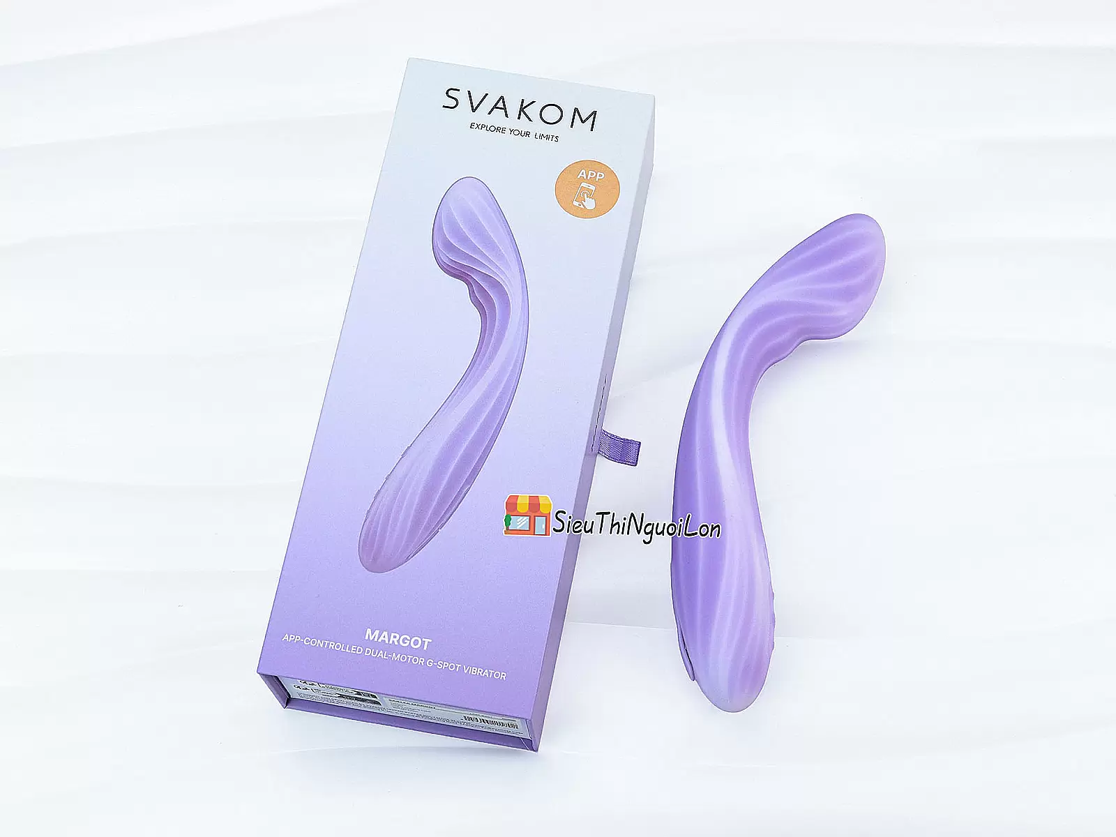 Máy massage Svakom Margot nhiều chế độ rung kết nối từ xa qua App điện thoại