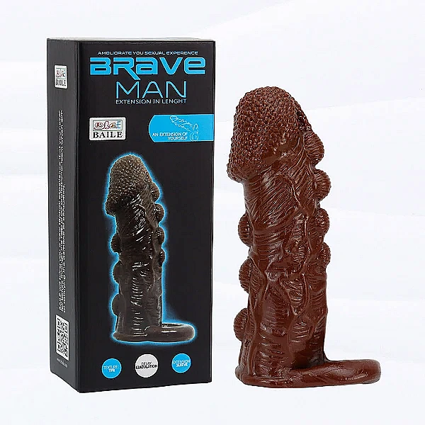 Bao đôn dên Brave Man có bi quai đeo da – kích thích mạnh