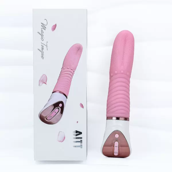 Lưỡi Liếm Massage Rung, Ngoáy, Phát Nhiệt - Magic Tongue