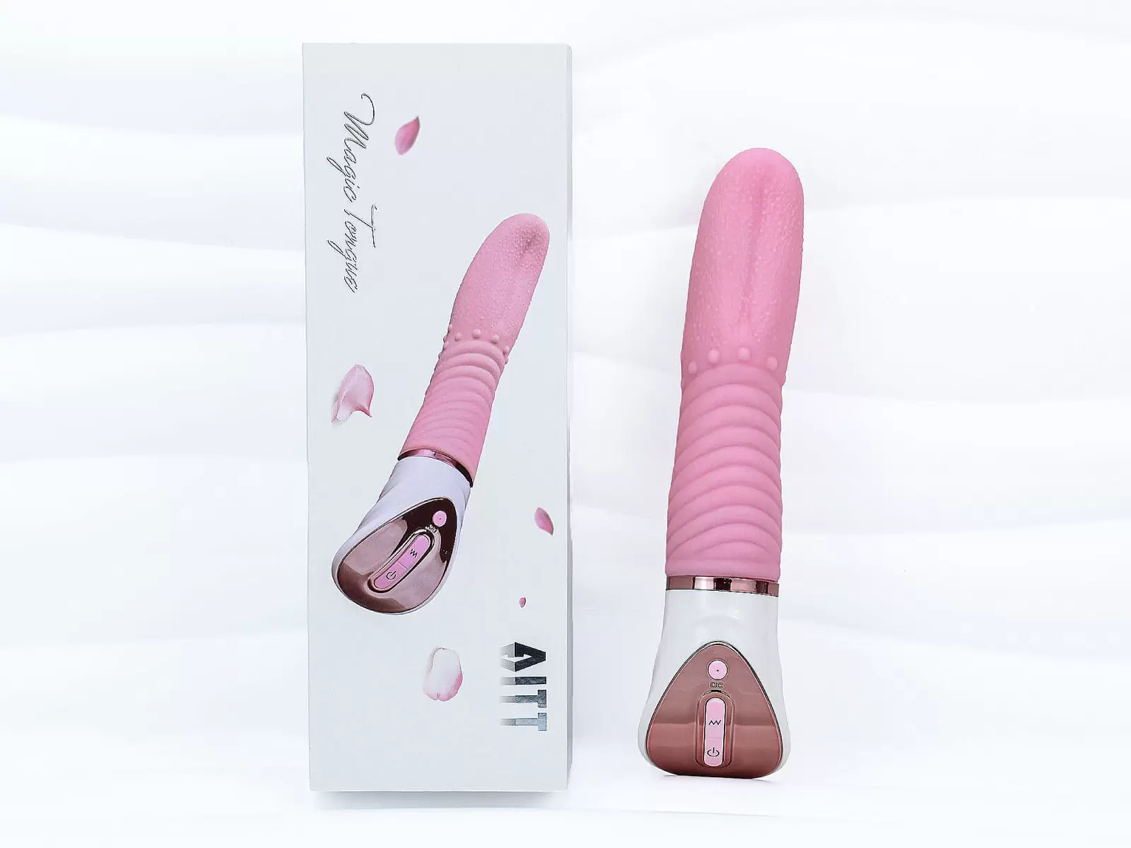 Lưỡi Liếm Massage Rung, Ngoáy, Phát Nhiệt - Magic Tongue