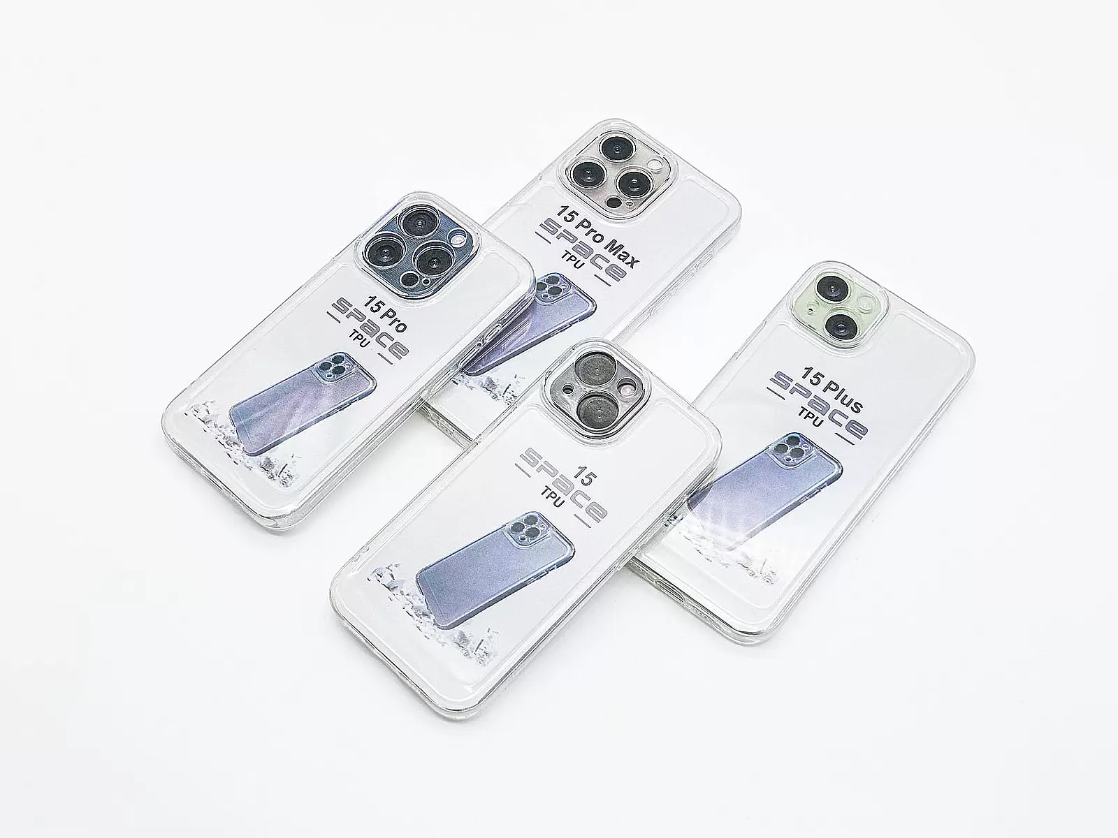 Ốp lưng TPU Space iPhone 15 – trong suốt mỏng nhẹ