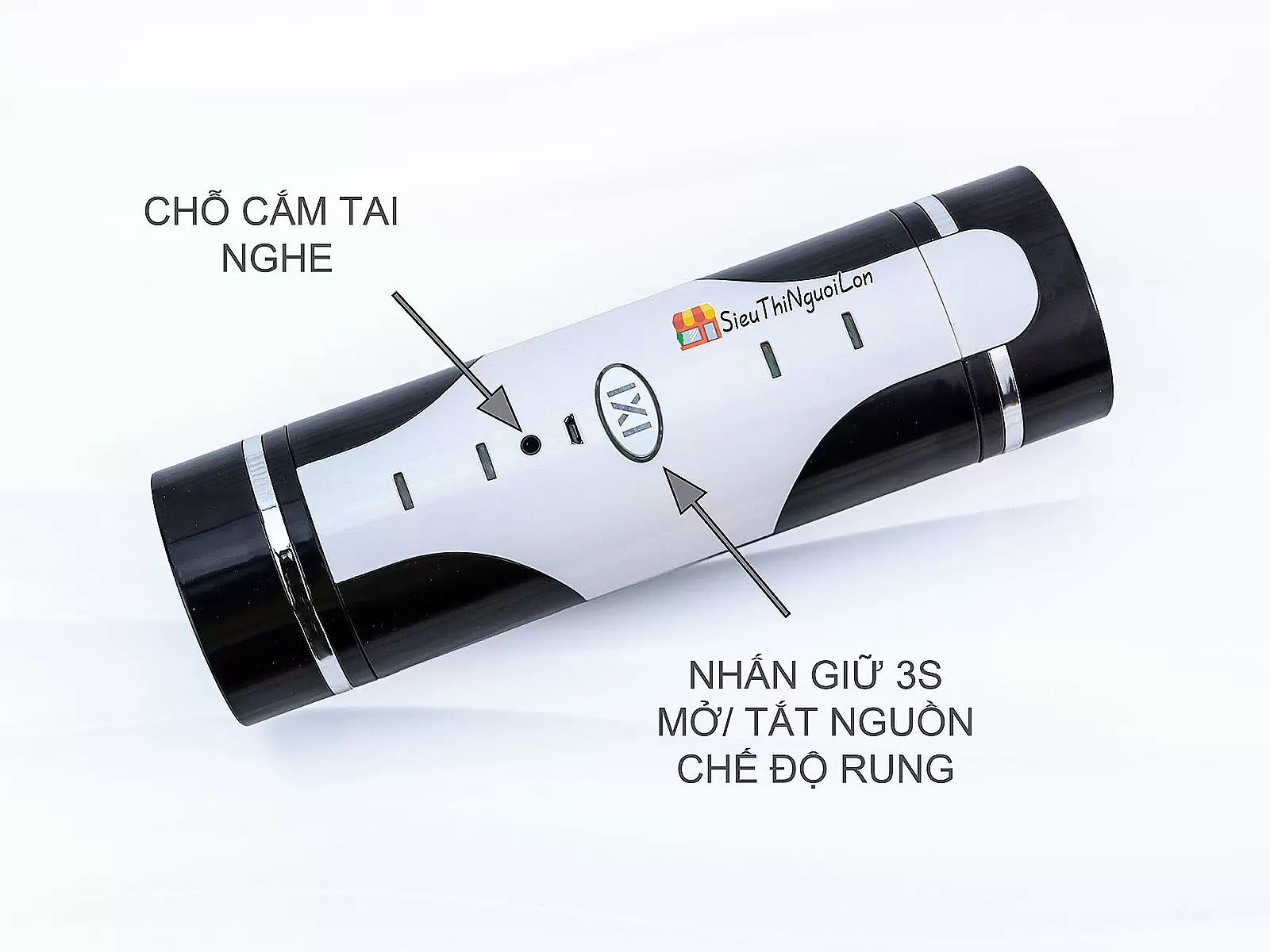 Âm đạo giả kết hợp miệng giả Favorite rung kích thích