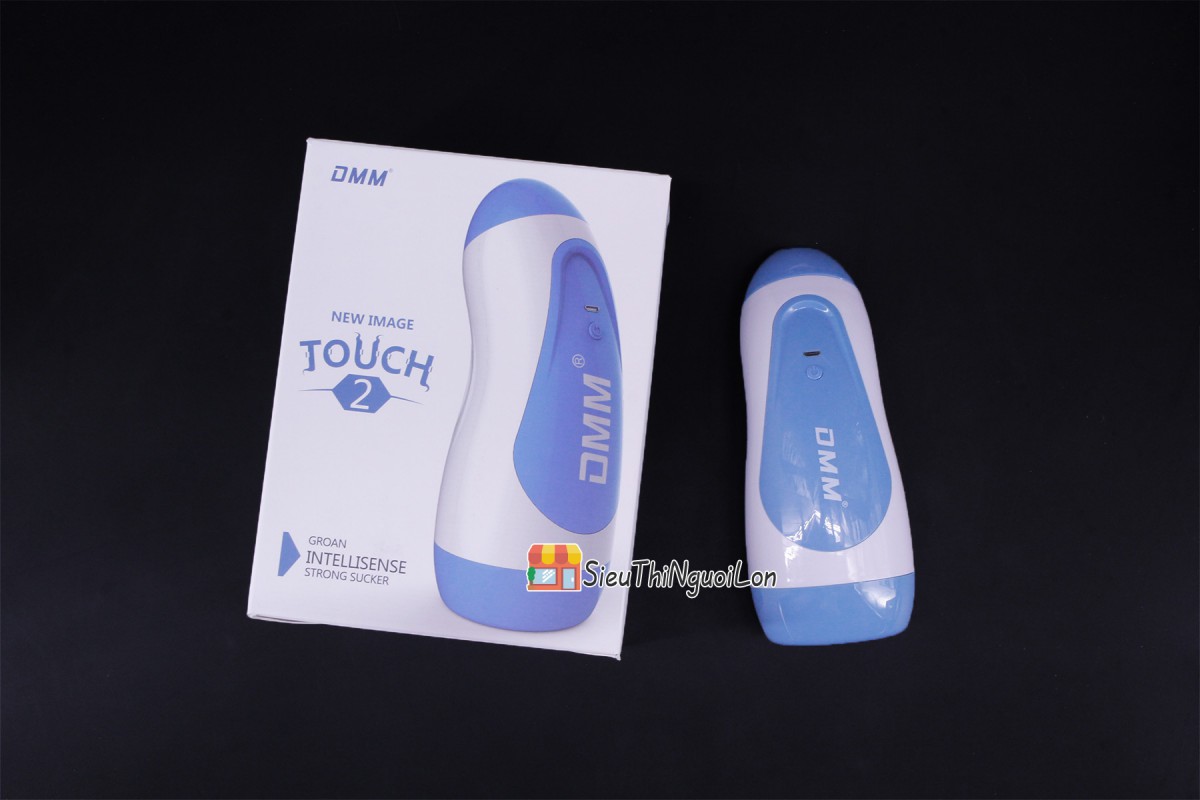 Âm đạo giả cup DMM Touch 2 có đế rung rên pin sạc 2
