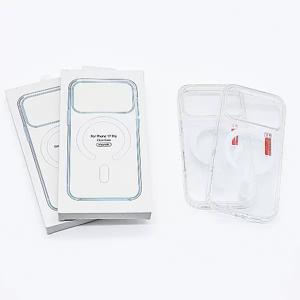 Ốp lưng Clear Case MagSafe iPhone 17 Pro – trong suốt