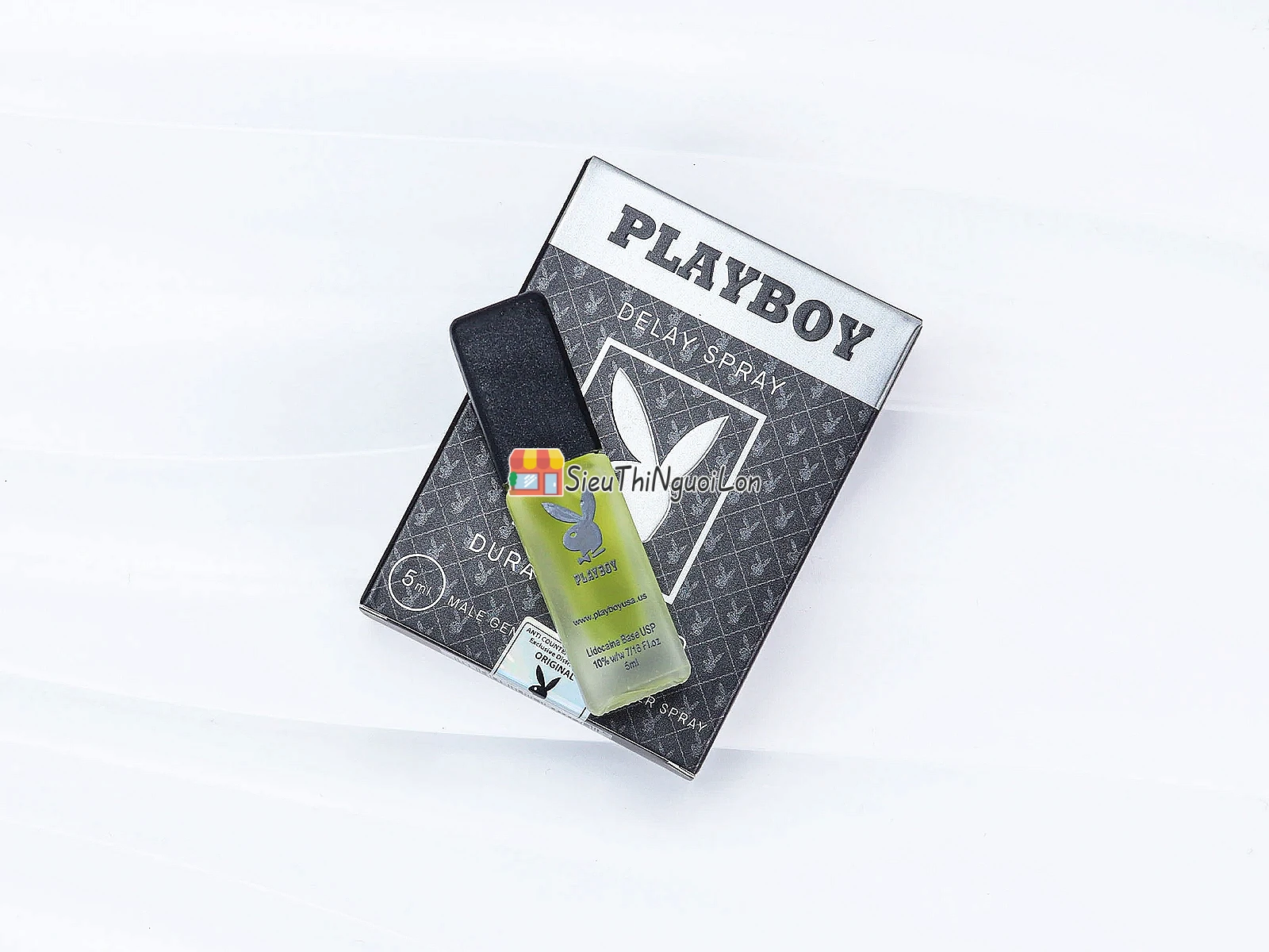 Xịt chống xuất tinh sớm Playboy Delay Spray 5ml – Lidocaine 10%