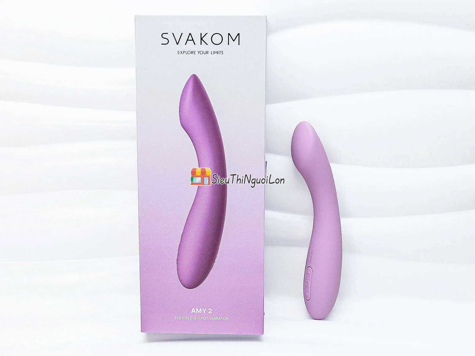 Máy massage điểm G Svakom Amy 2 – đầu uốn dẻo, động cơ kép