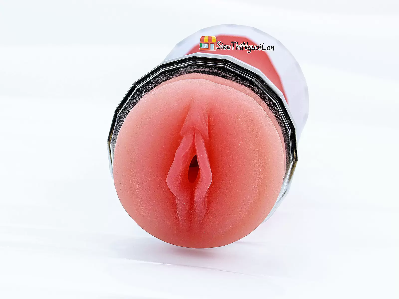 Âm đạo giả cốc Double Head 2 đầu âm đạo và miệng silicon không rung