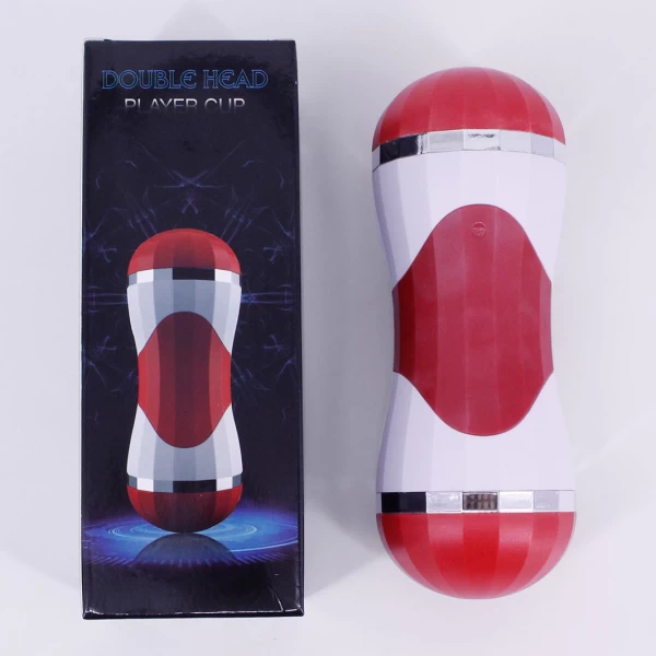 Âm đạo giả cốc Double Head 2 đầu âm đạo và miệng silicon không rung