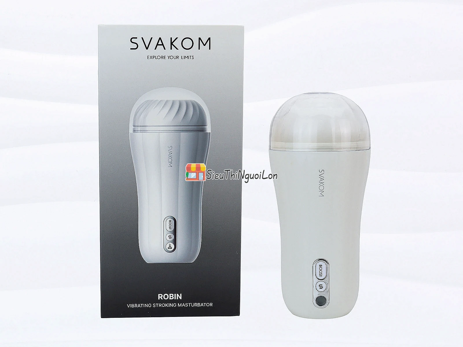Âm đạo giả Svakom Robin – rung tự động, pin sạc chính hãng