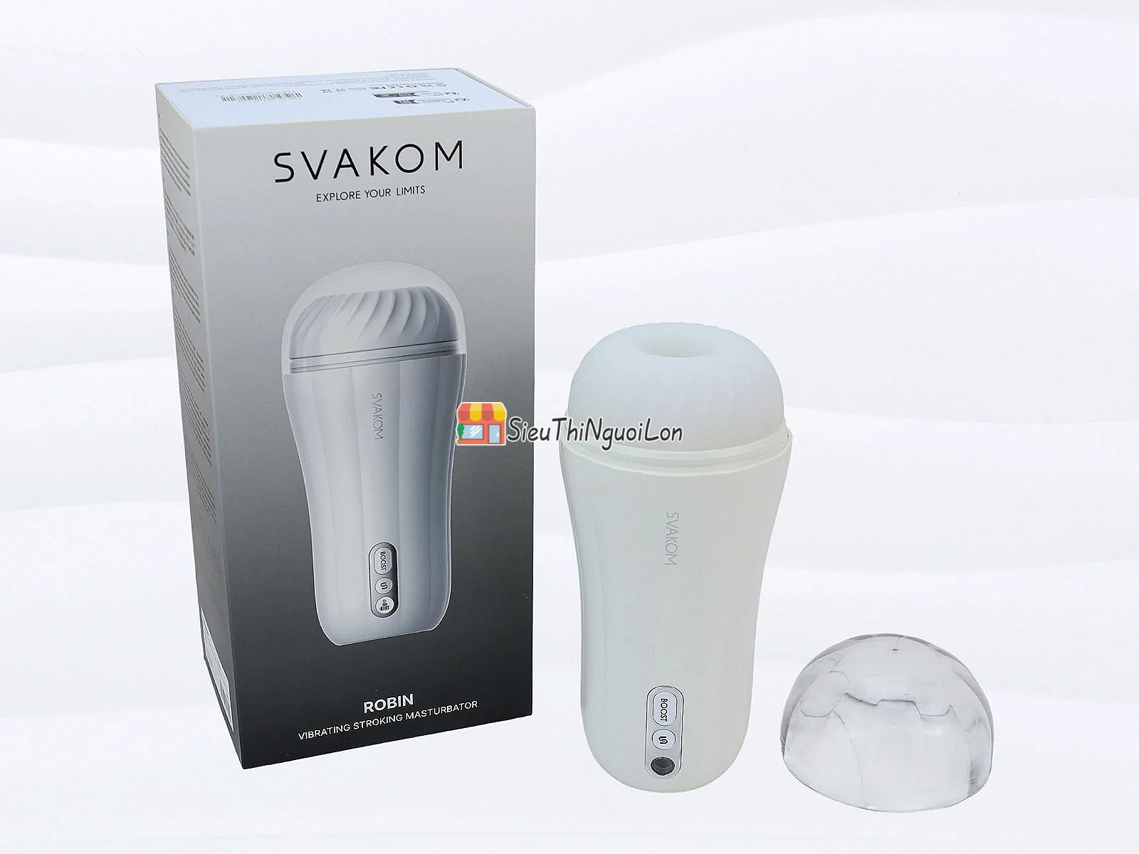 Âm đạo giả Svakom Robin – rung tự động, pin sạc chính hãng