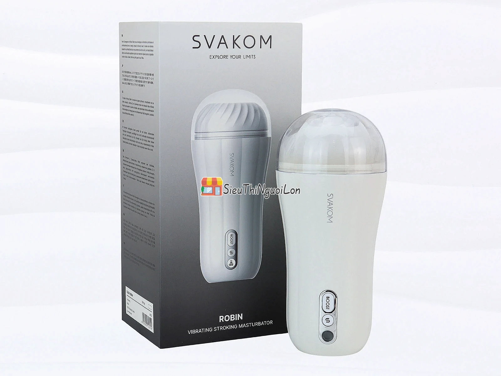 Âm đạo giả Svakom Robin – rung tự động, pin sạc chính hãng