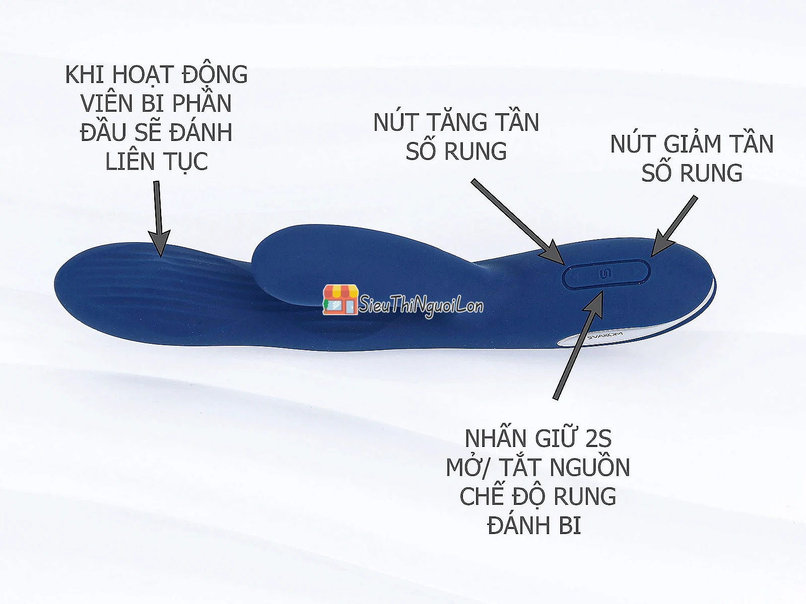 Máy mát xa điểm G Svakom Aylin – rung đánh bi cực mạnh