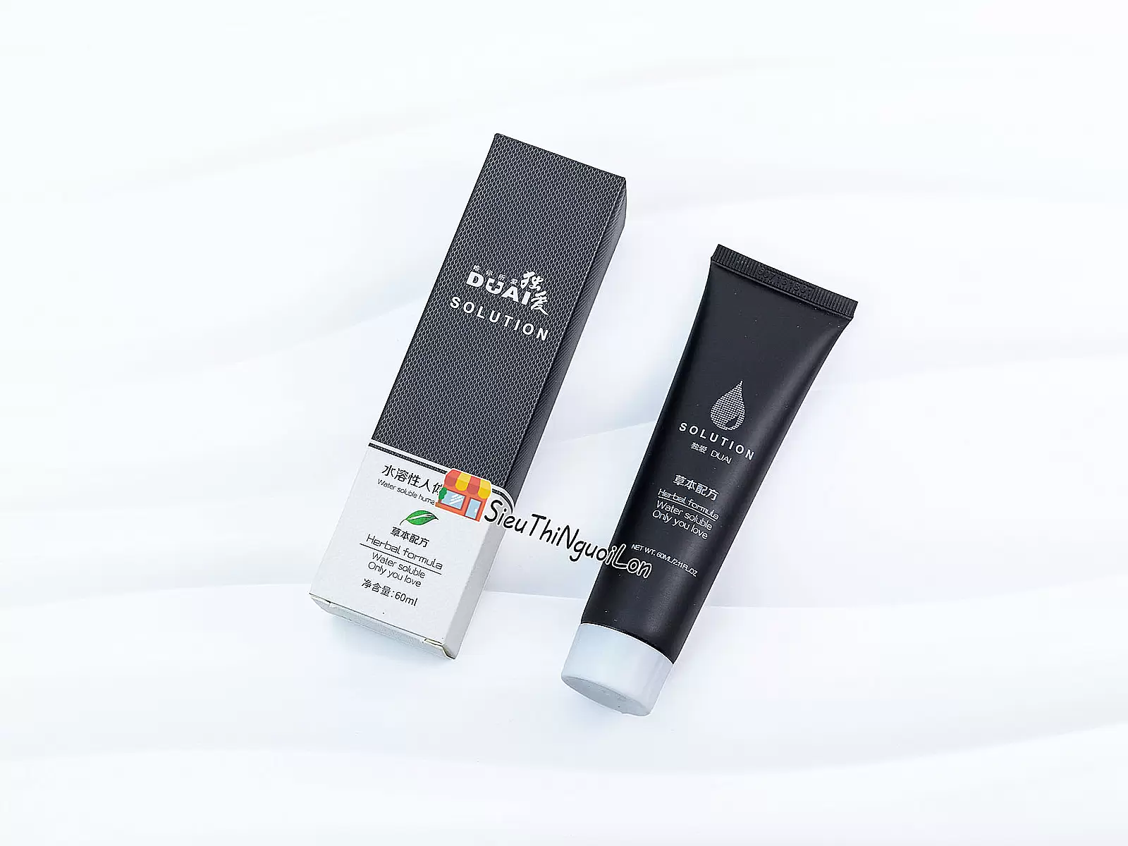 Gel bôi trơn gốc nước nhẹ dịu Solution đen