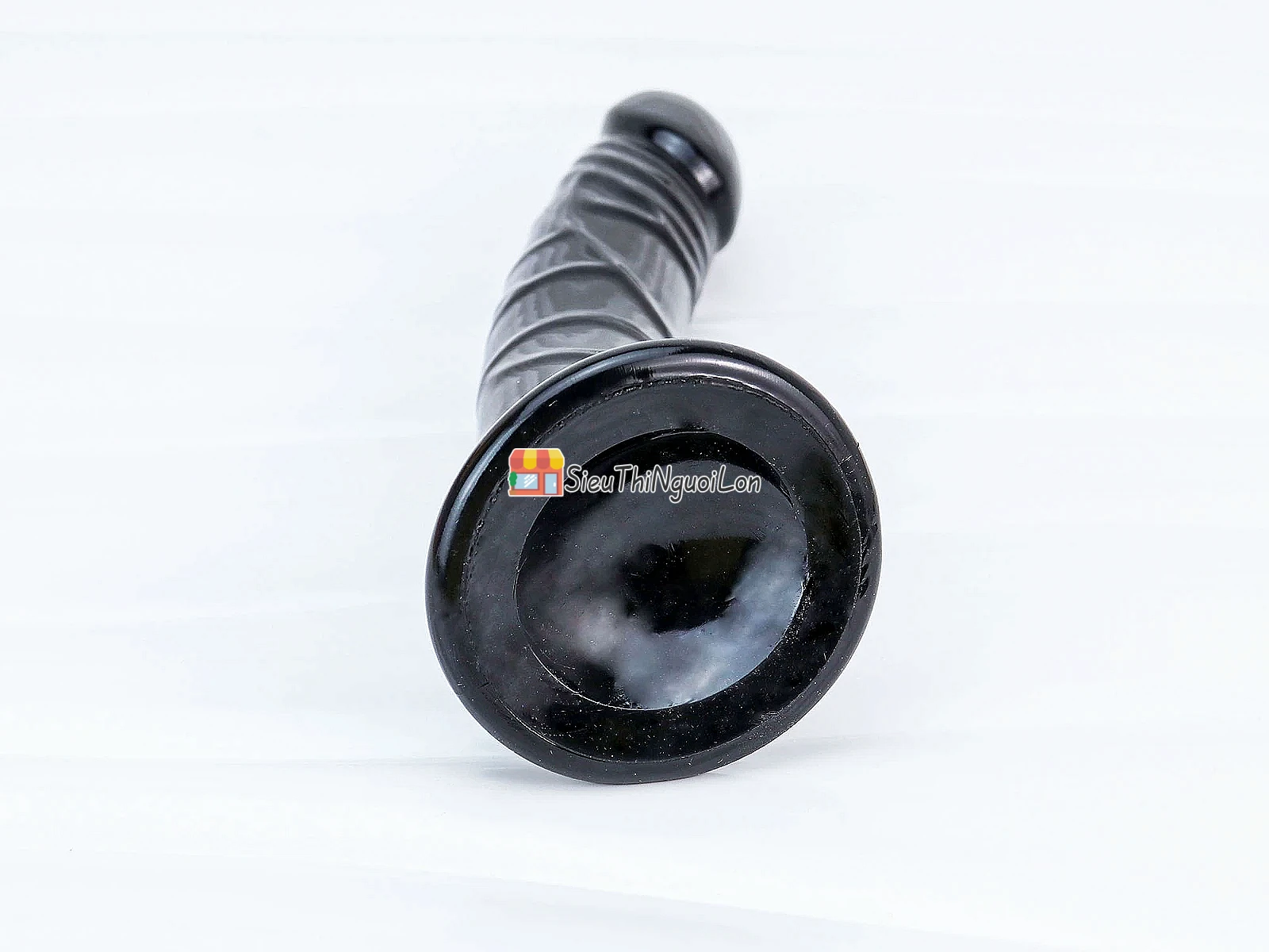 Cu giả có đế uốn cong silicon đen – đế hút chắc