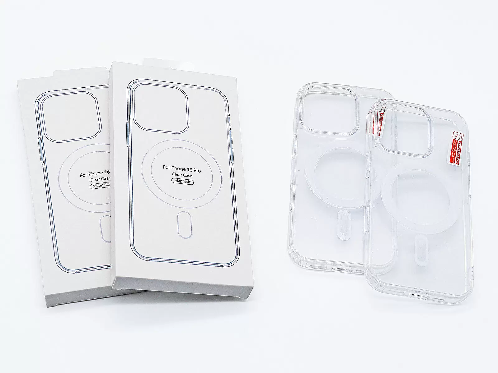 Ốp lưng Clear Case Magnetic trong suốt dành cho iPhone 16 Pro