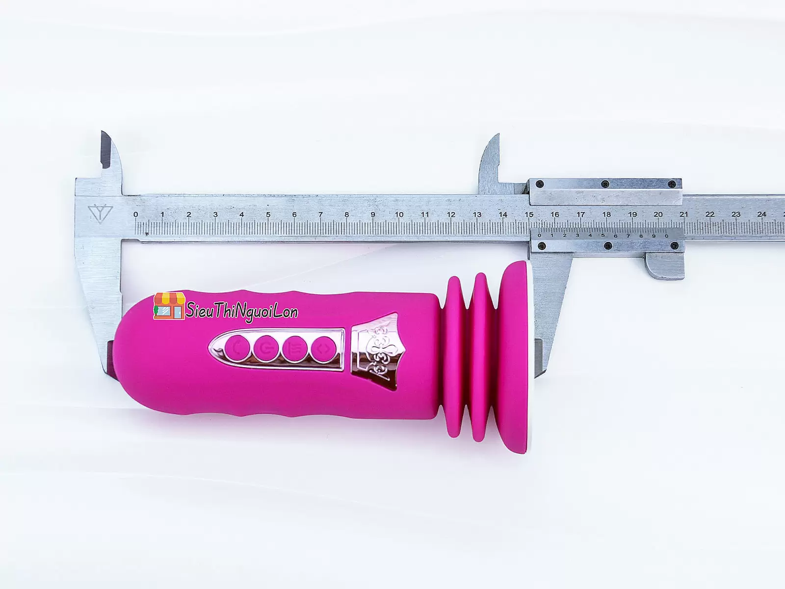 Đế gắn dương vật có đế rung thụt pin sạc (không bao gồm dương vật giả)