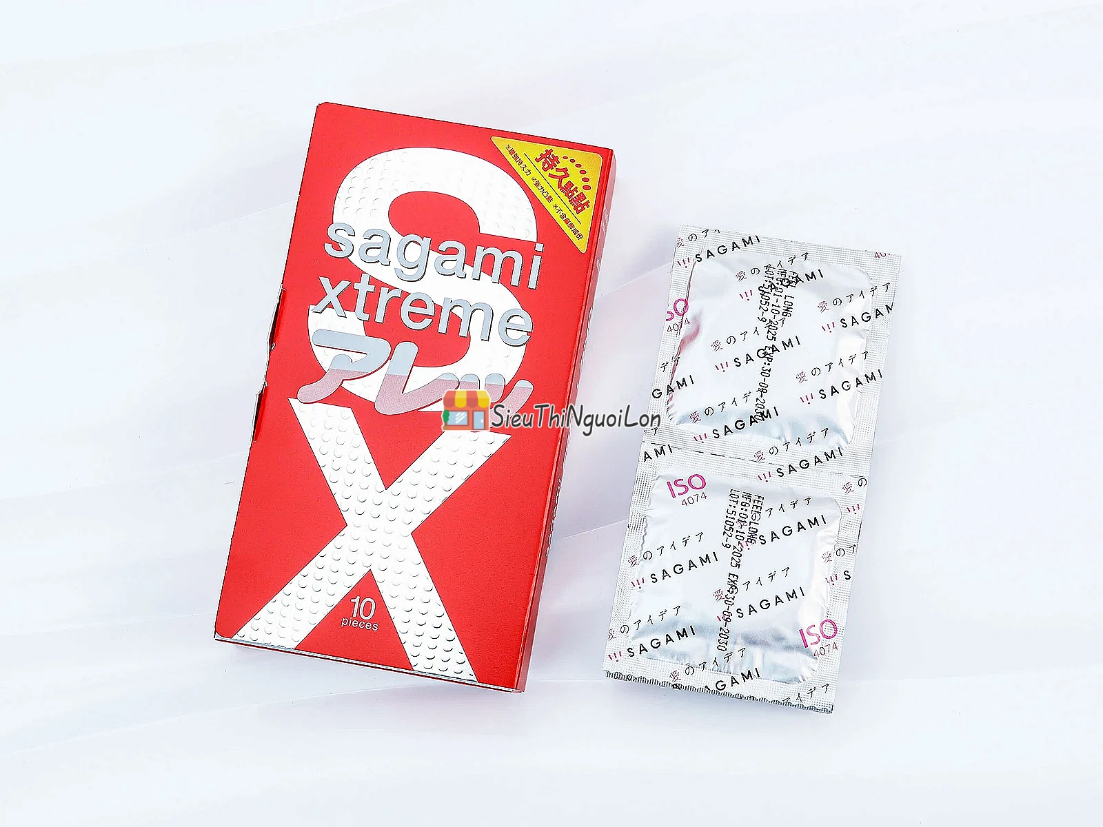 Bao cao su có gai Sagami Xtreme Feel Long 10 bao