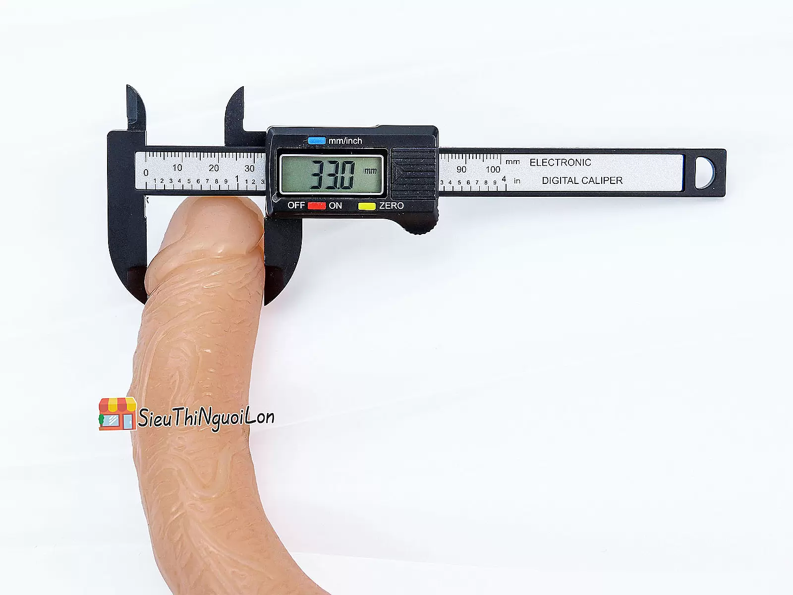 Dương vật giả silicon 2 đầu size trung