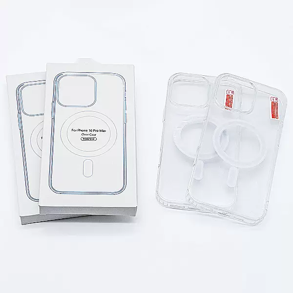 Ốp lưng Clear Case MagSafe iPhone 16 Pro – trong suốt