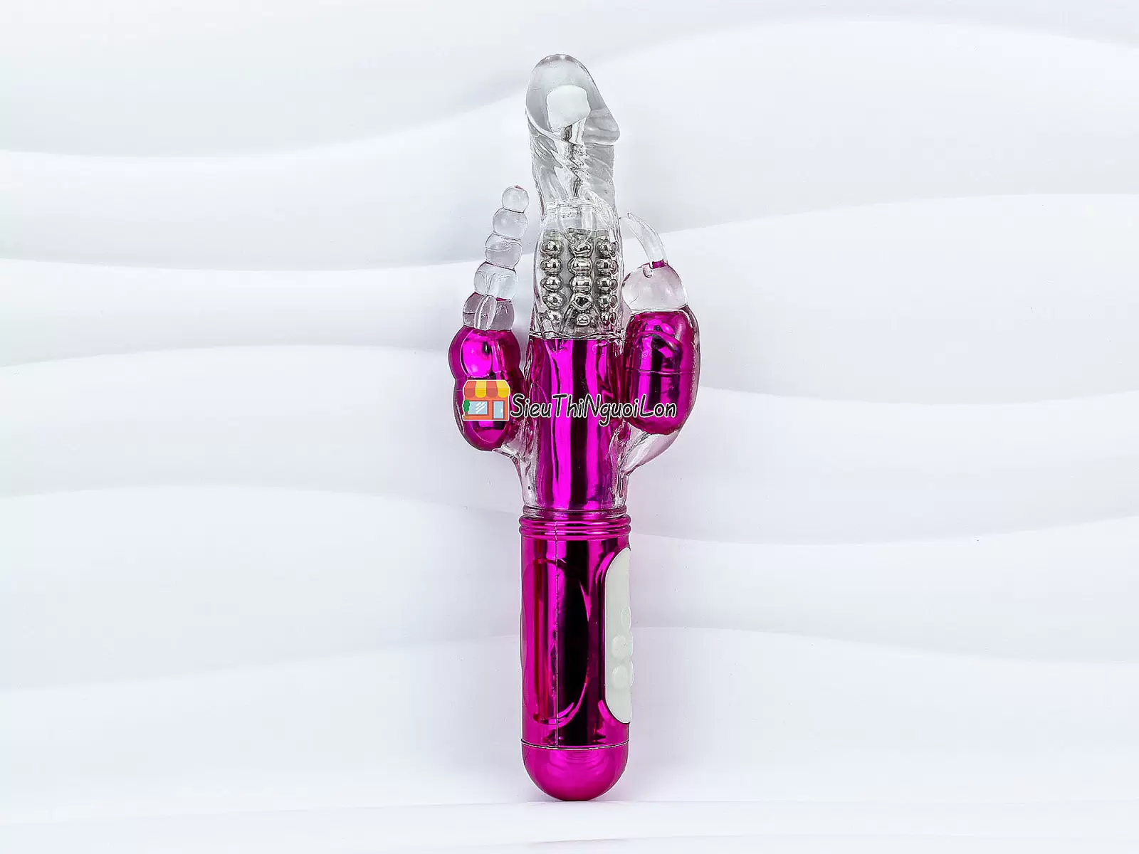 Cu giả 3 đầu Libo rung-xoay bi pin sạc
