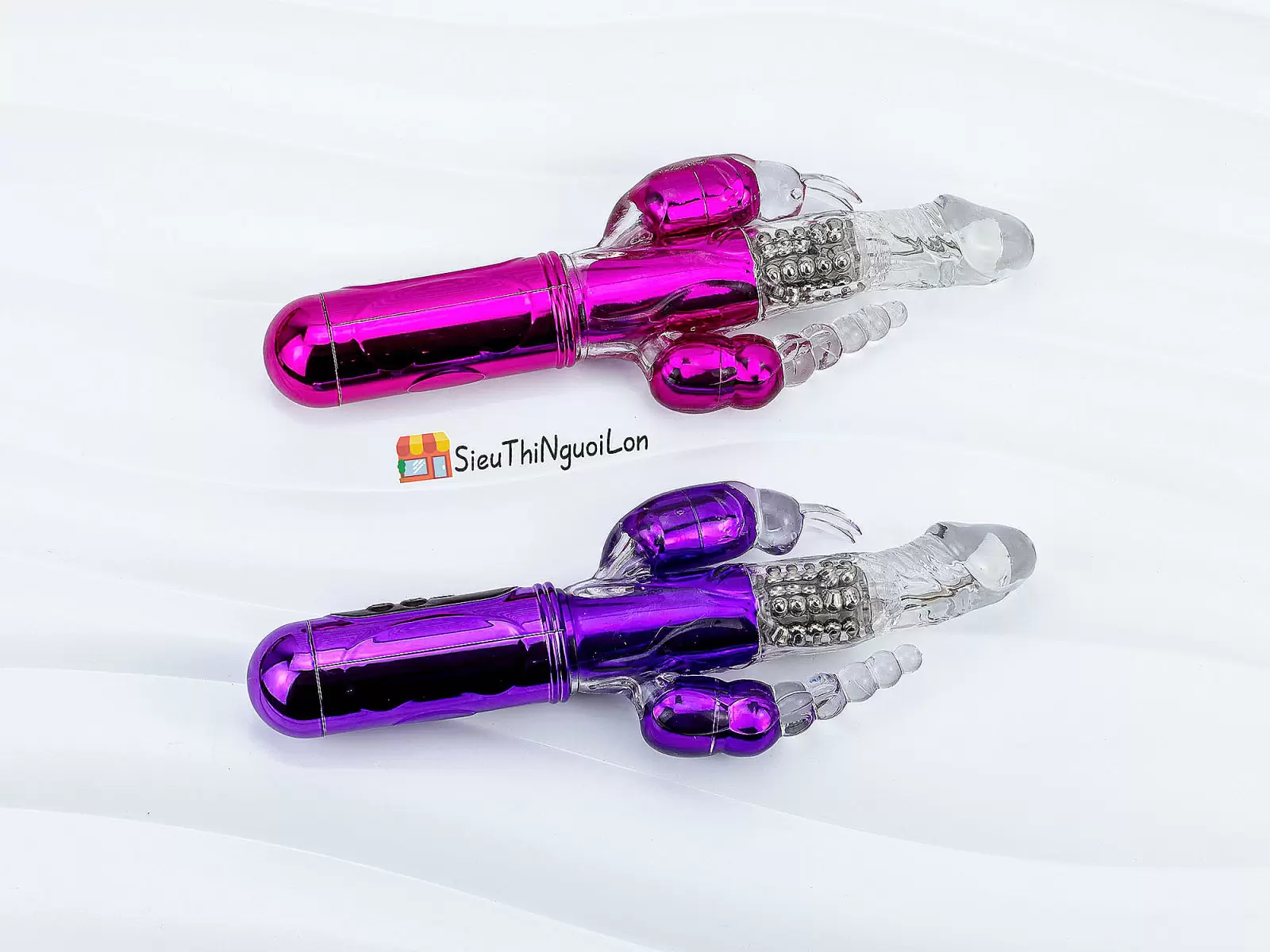 Cu giả 3 đầu Libo rung-xoay bi pin sạc