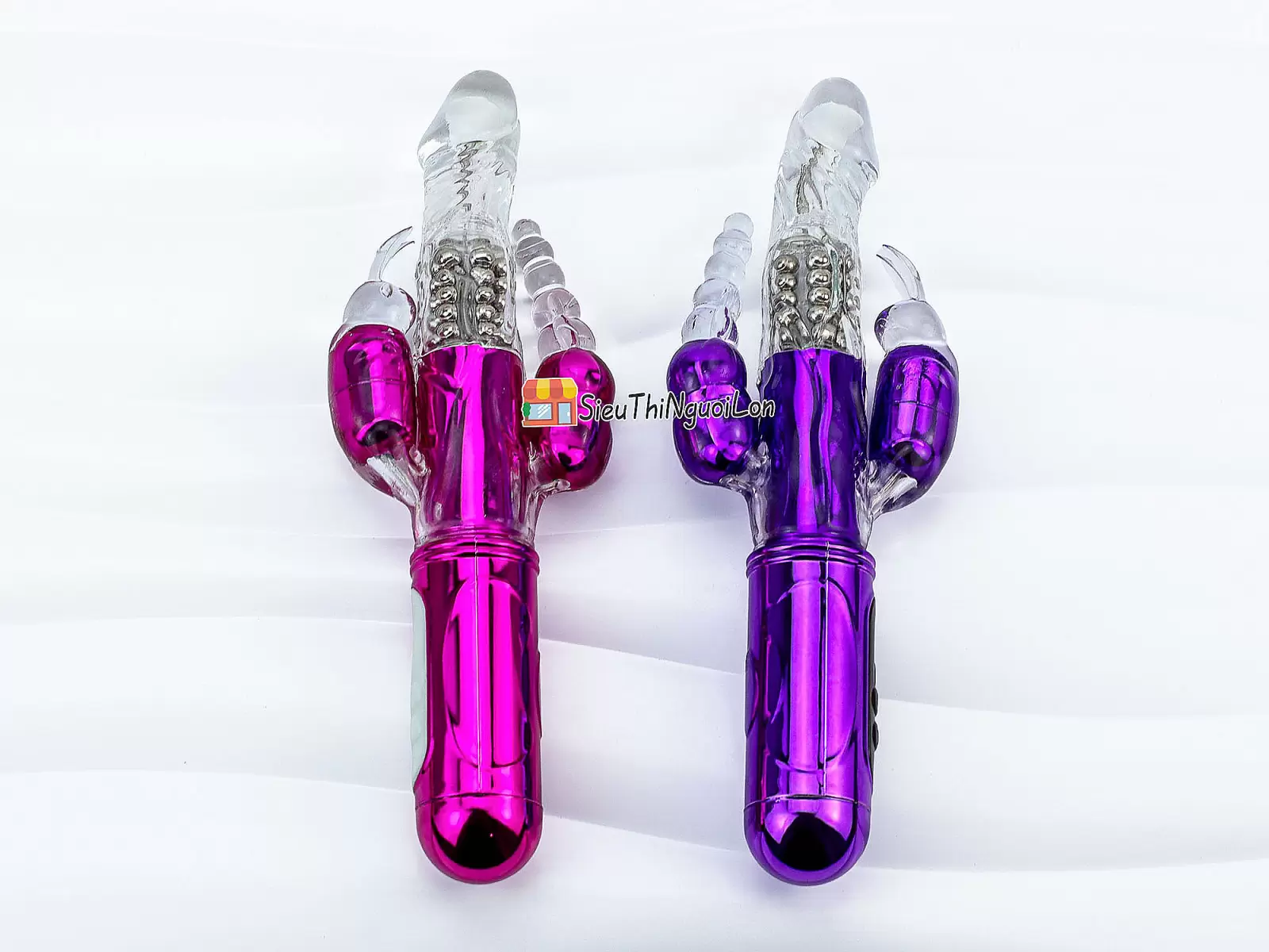 Cu giả 3 đầu Libo rung-xoay bi pin sạc