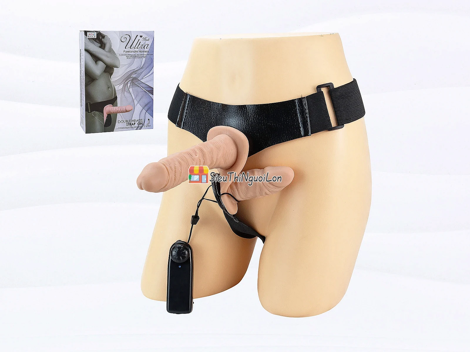 Cu giả 2 đầu dây đeo Double Head – silicon strap-on