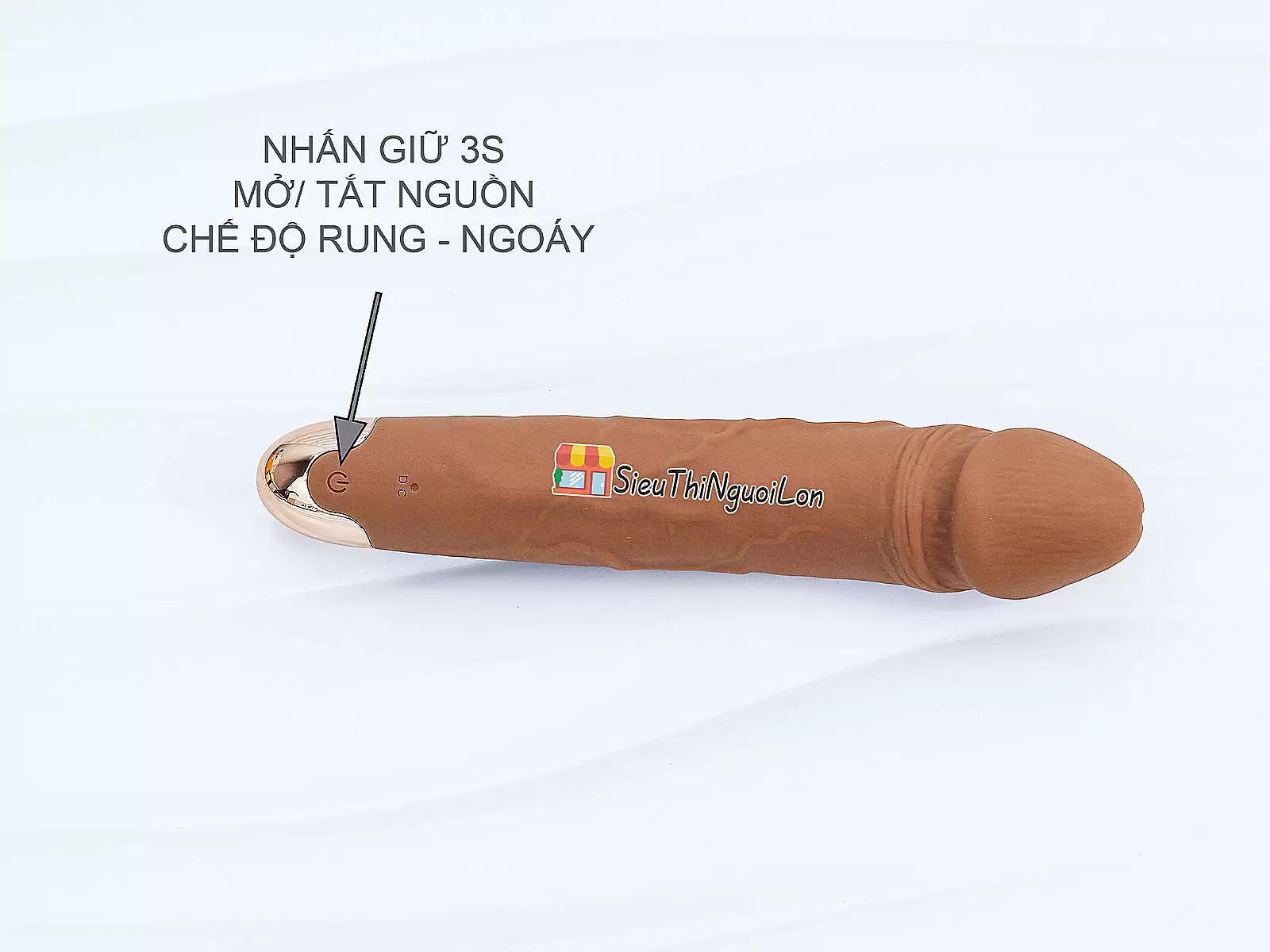 Dương vật giả rung, phát nhiệt Vibration HEATNC