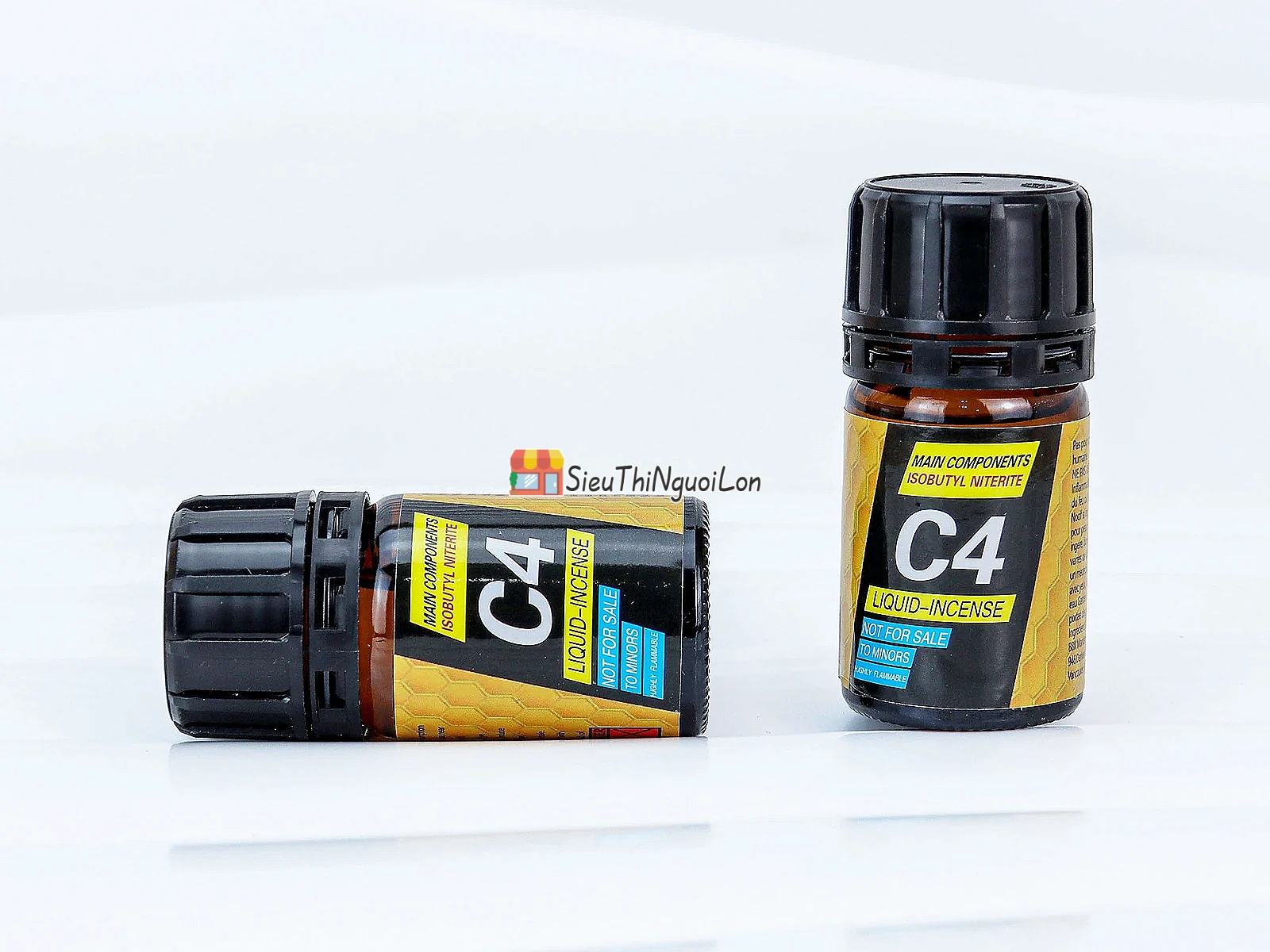 Chai hít C4 Liquid Incense 40ml – hưng phấn mạnh, chai lớn