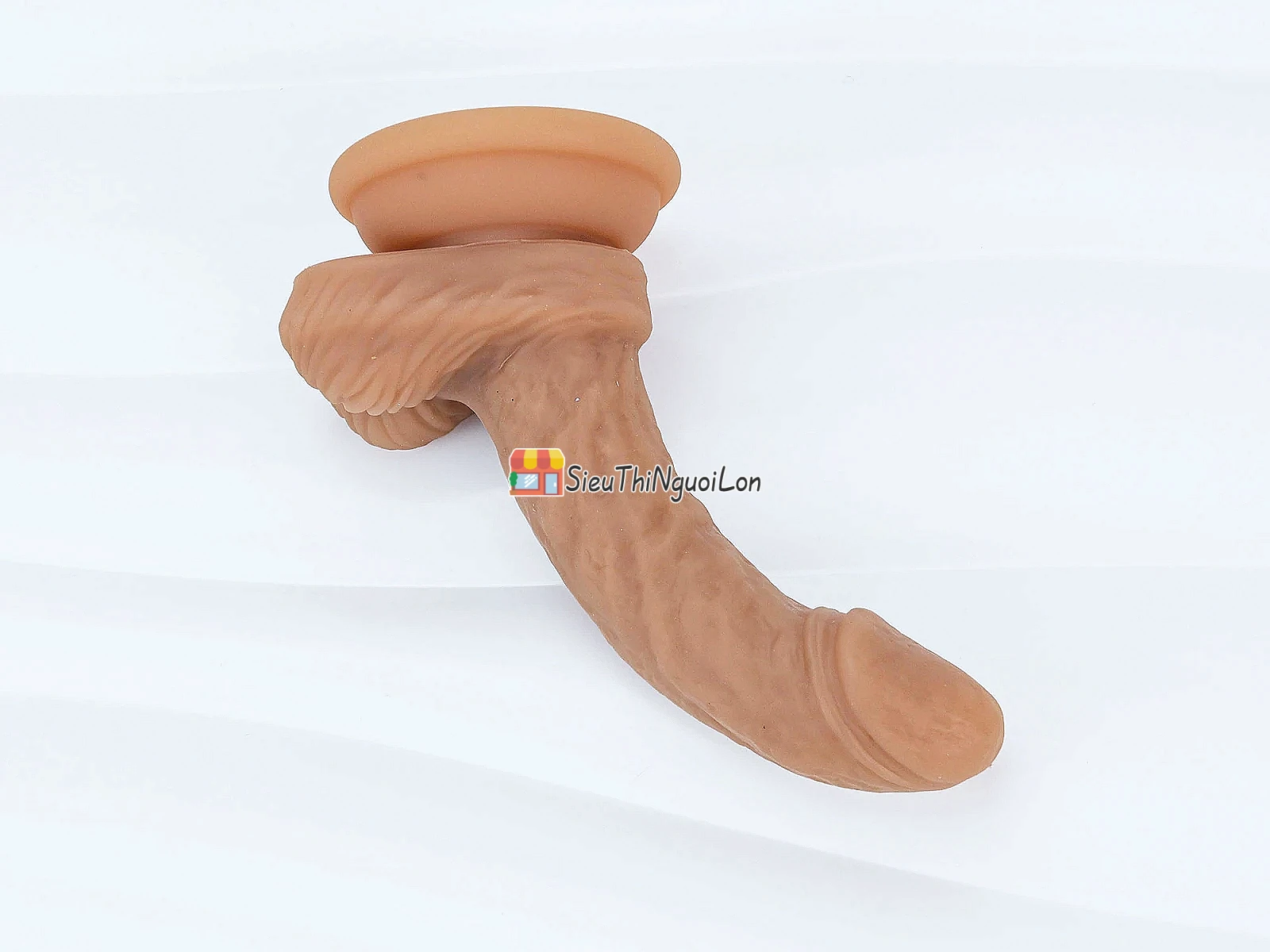 Cu giả có đế siêu mềm The Penis – thân cong, đế hút chắc