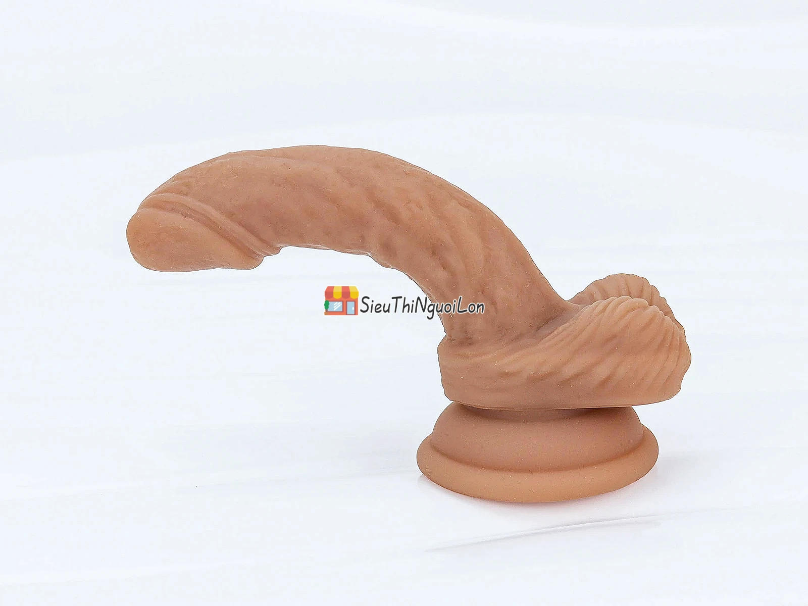 Cu giả có đế siêu mềm The Penis – thân cong, đế hút chắc