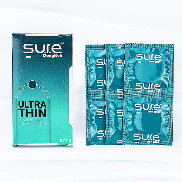 Bao cao su Sure DongKuk Ultra Thin 10 bao – mỏng nhẹ