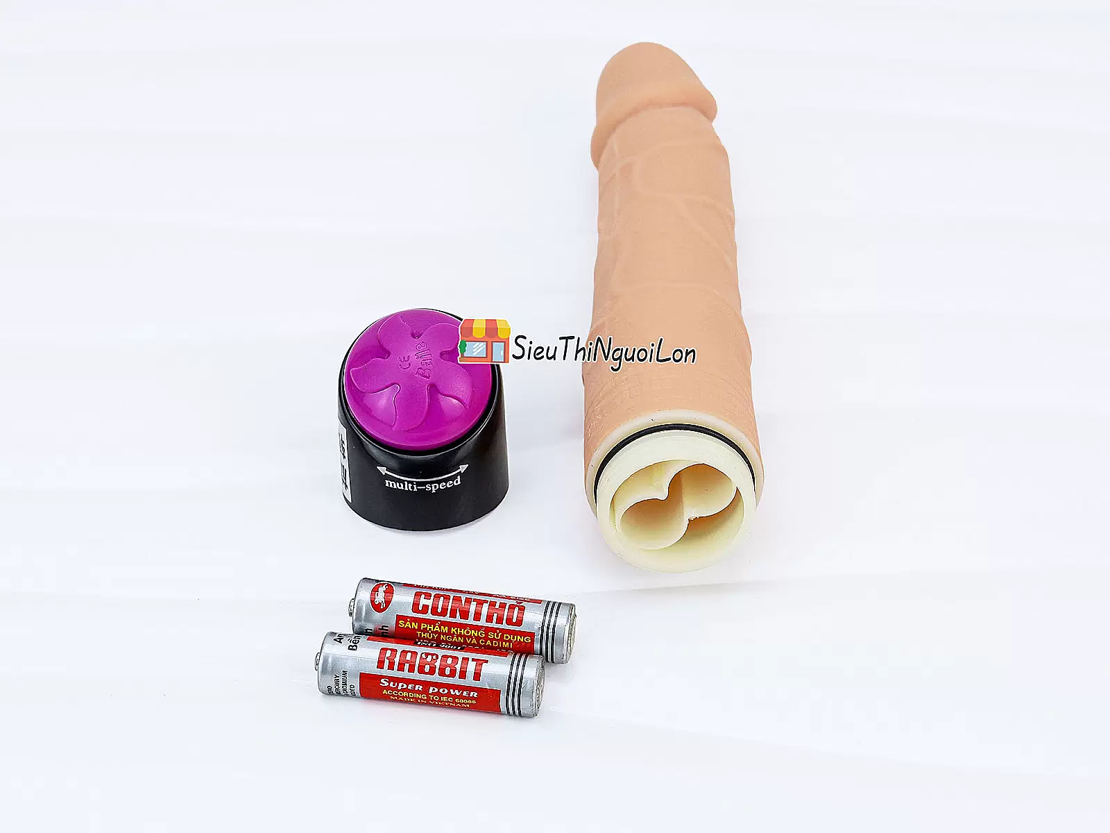 Dương vật giả rung ngoáy silicon giống thật