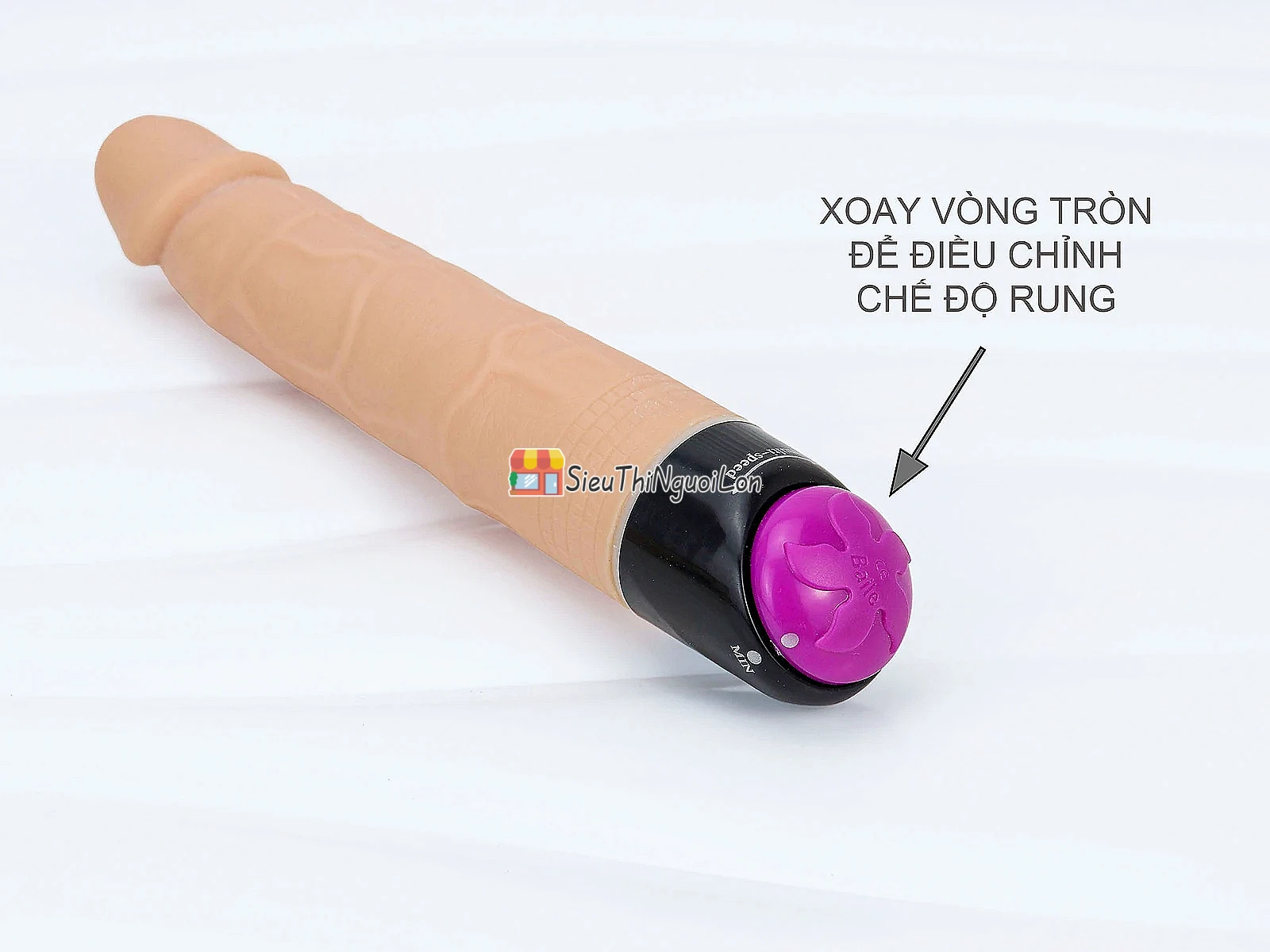 Cu giả rung ngoáy silicon giống thật – nhiều chế độ