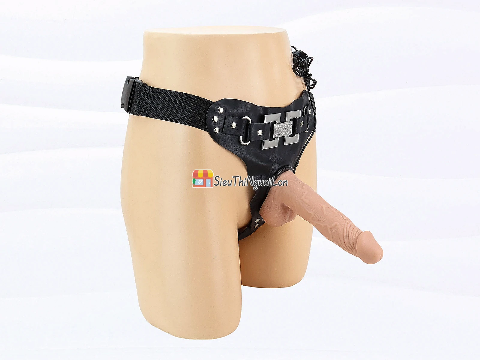Dương vật giả có dây đeo Ultra Passionate Harness có rung