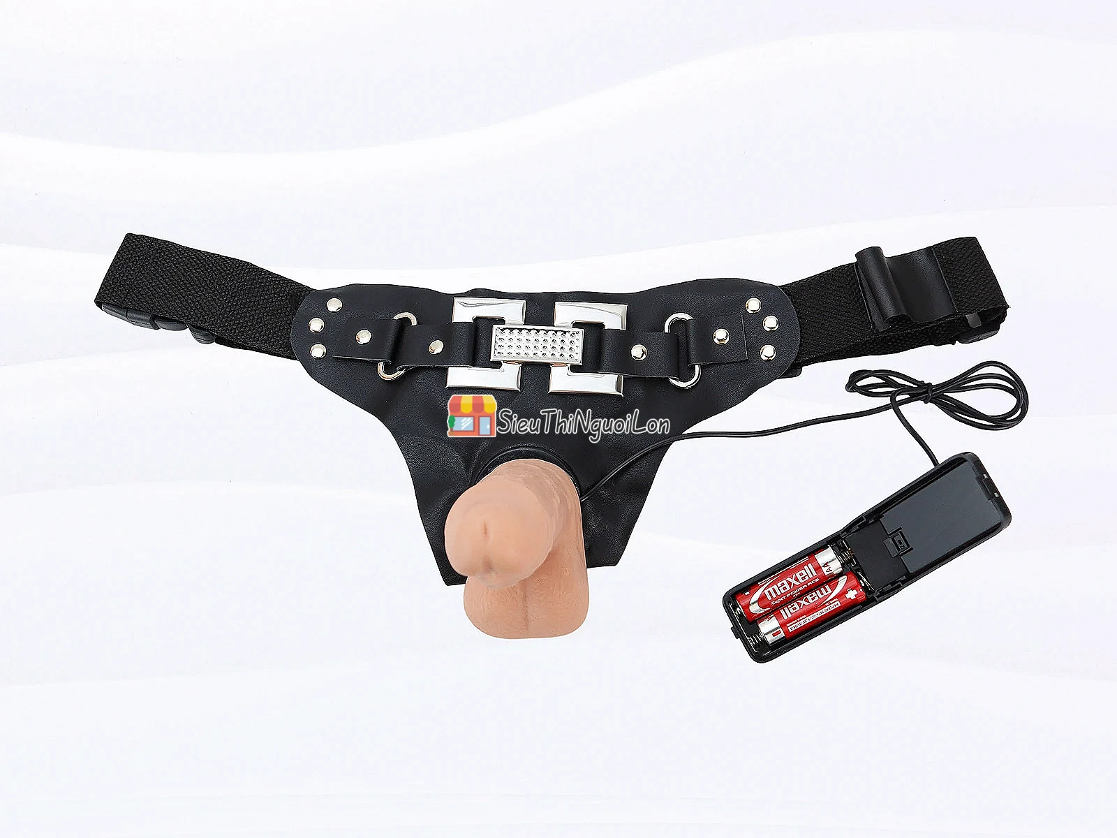 Dương vật giả có dây đeo Ultra Passionate Harness có rung
