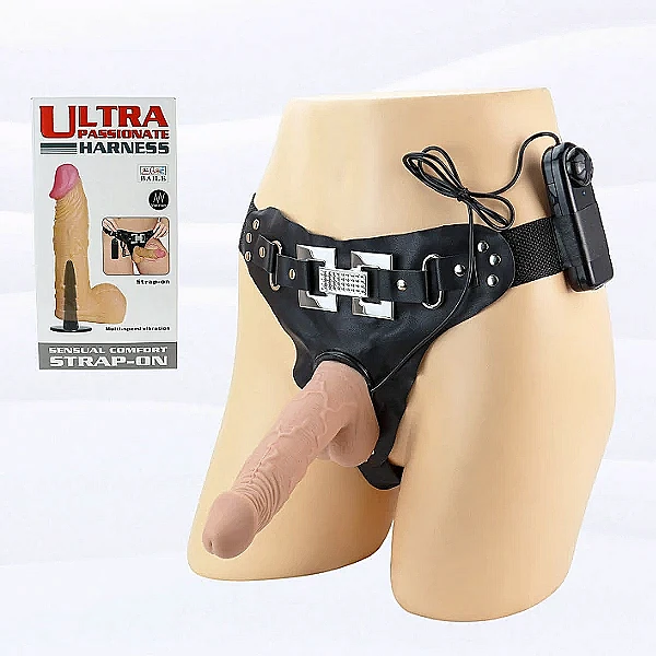 Cu giả Ultra Passionate dây đeo – silicon mềm rung