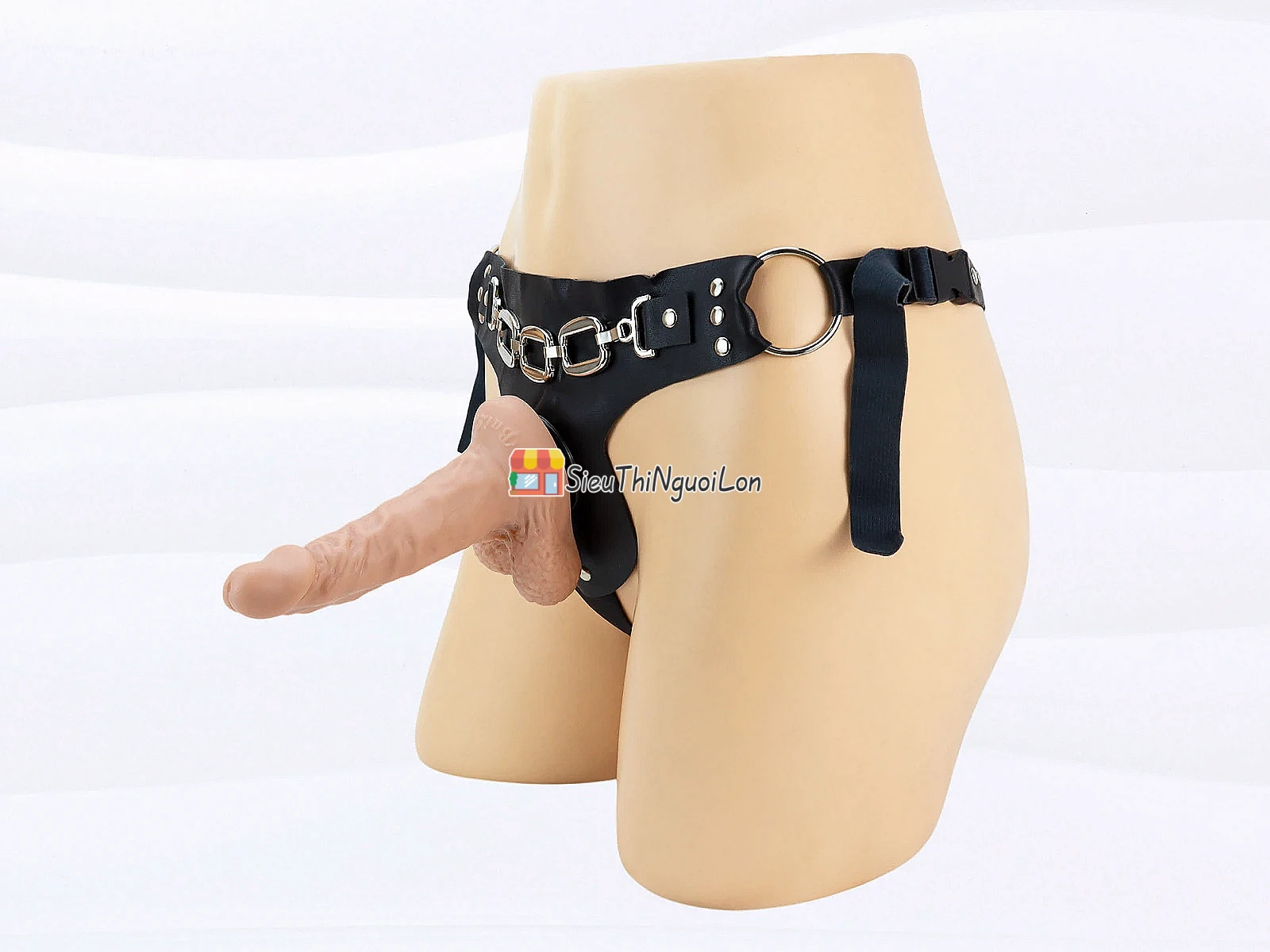 Dương vật giả có dây đeo đặc ruột Ultra Harness không rung