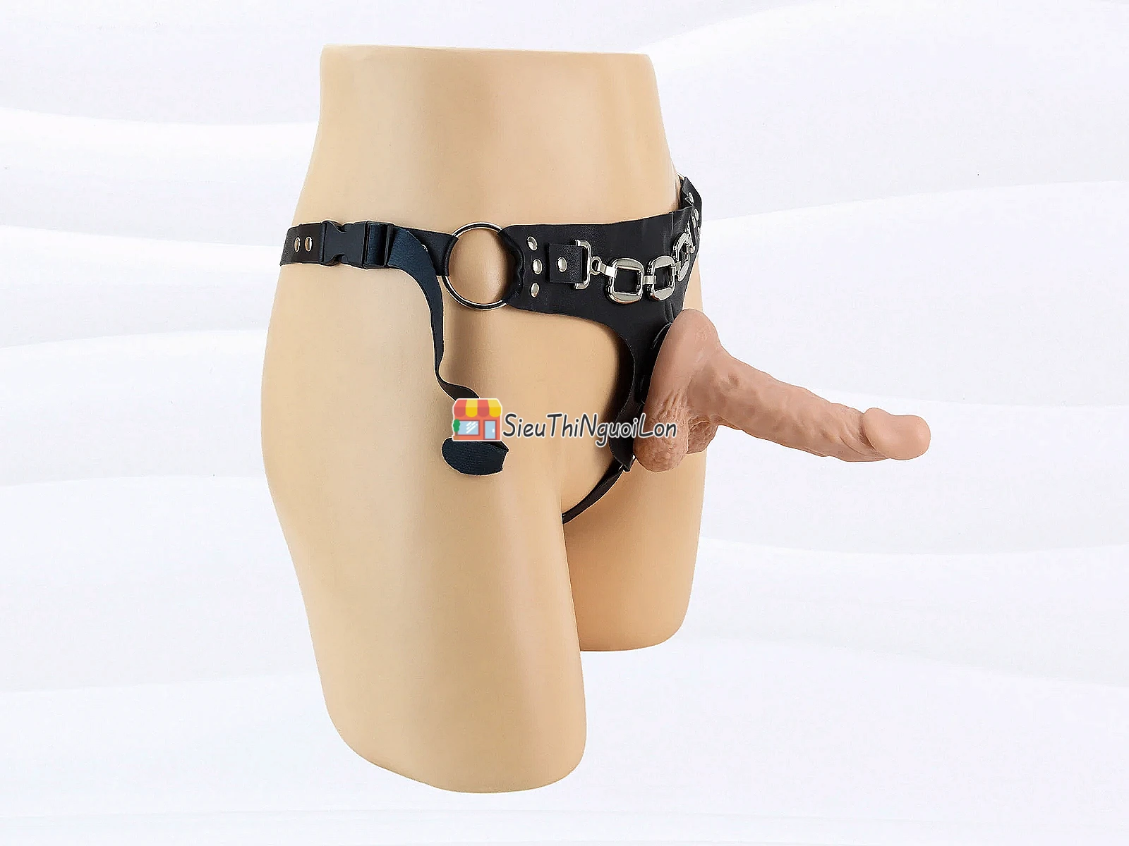 Dương vật giả có dây đeo đặc ruột Ultra Harness không rung