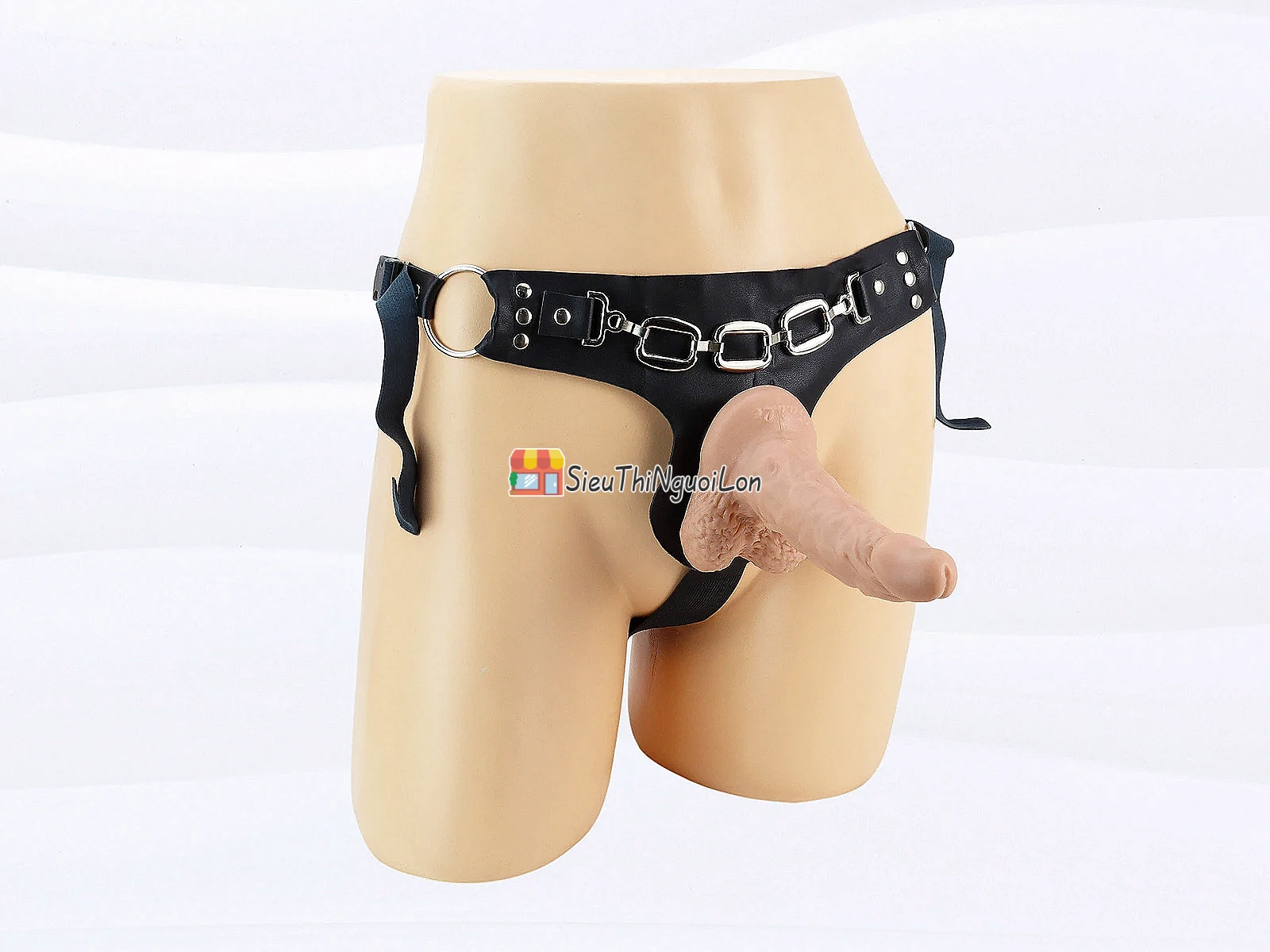 Dương vật giả có dây đeo đặc ruột Ultra Harness không rung