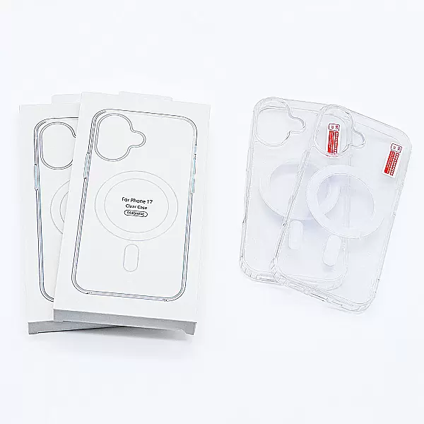 Ốp lưng Clear Case MagSafe iPhone 17 – trong suốt