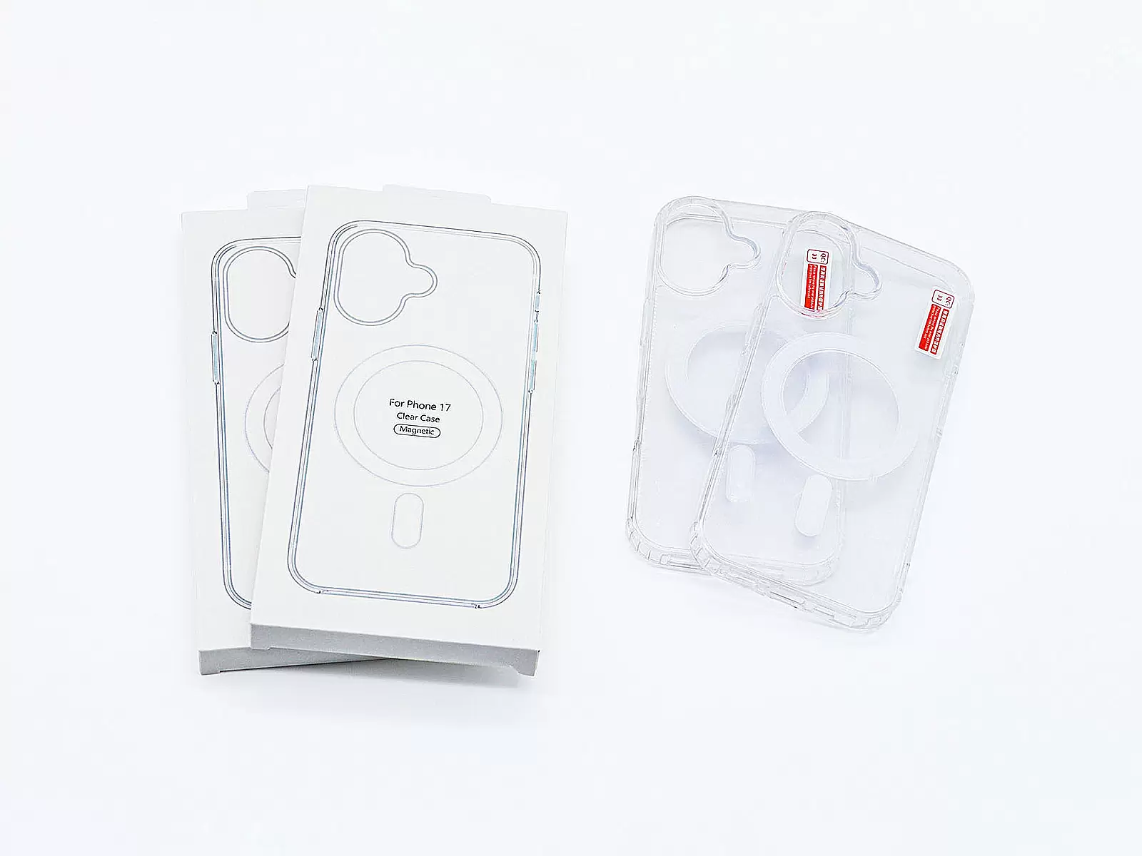 Ốp lưng Clear Case MagSafe iPhone 17 – trong suốt