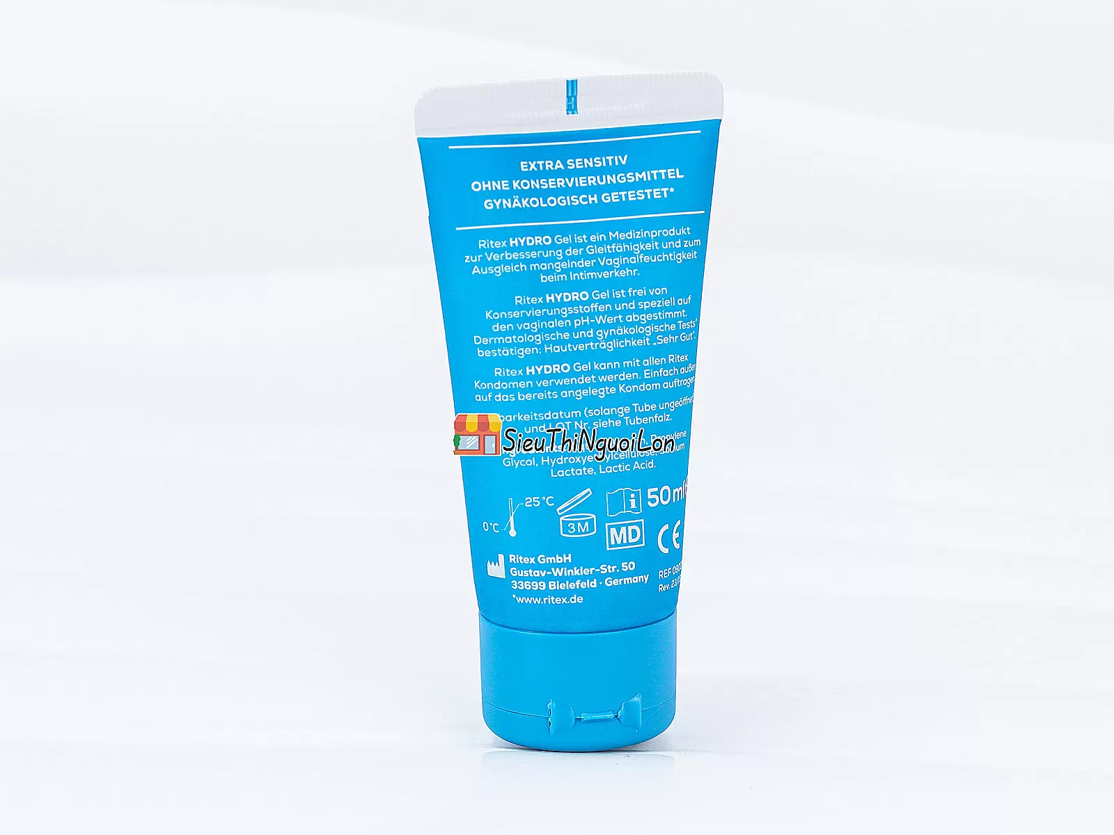 Gel bôi trơn gốc nước Ritex HYDRO Extra Sensitive 50ml