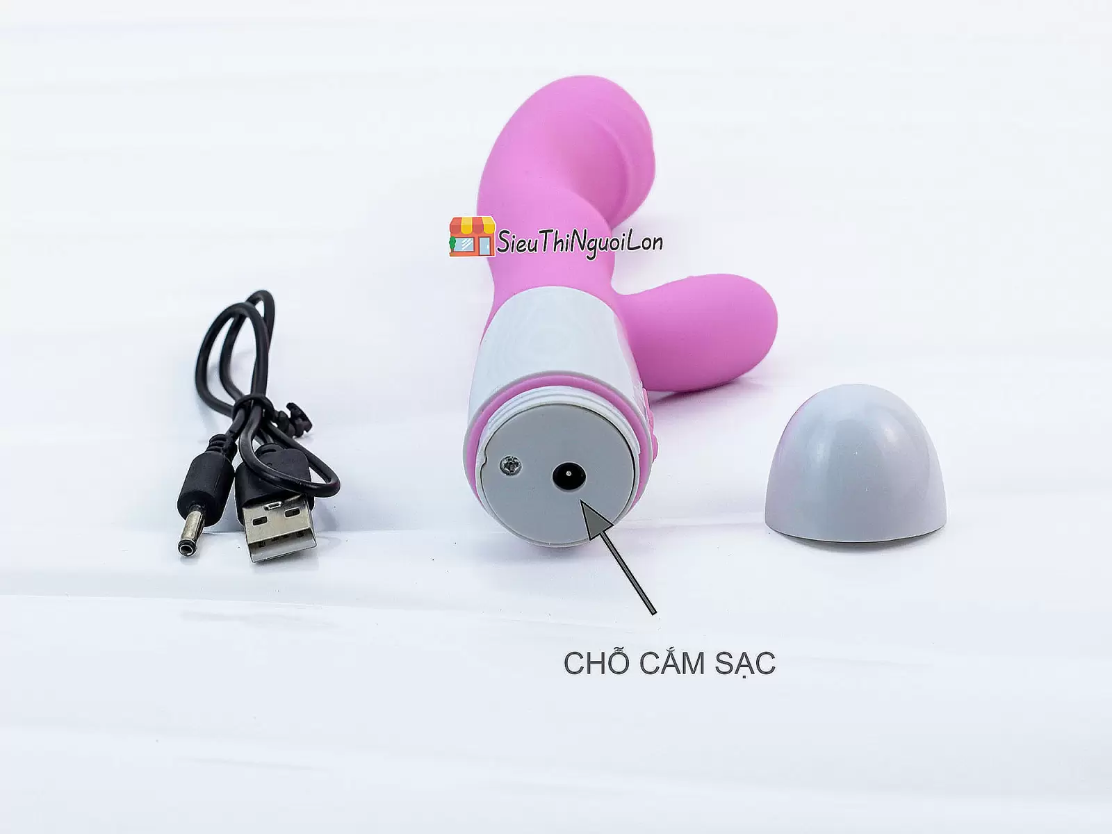 Dương vật giả Snappy nhánh gai mềm rung nhiều chế độ