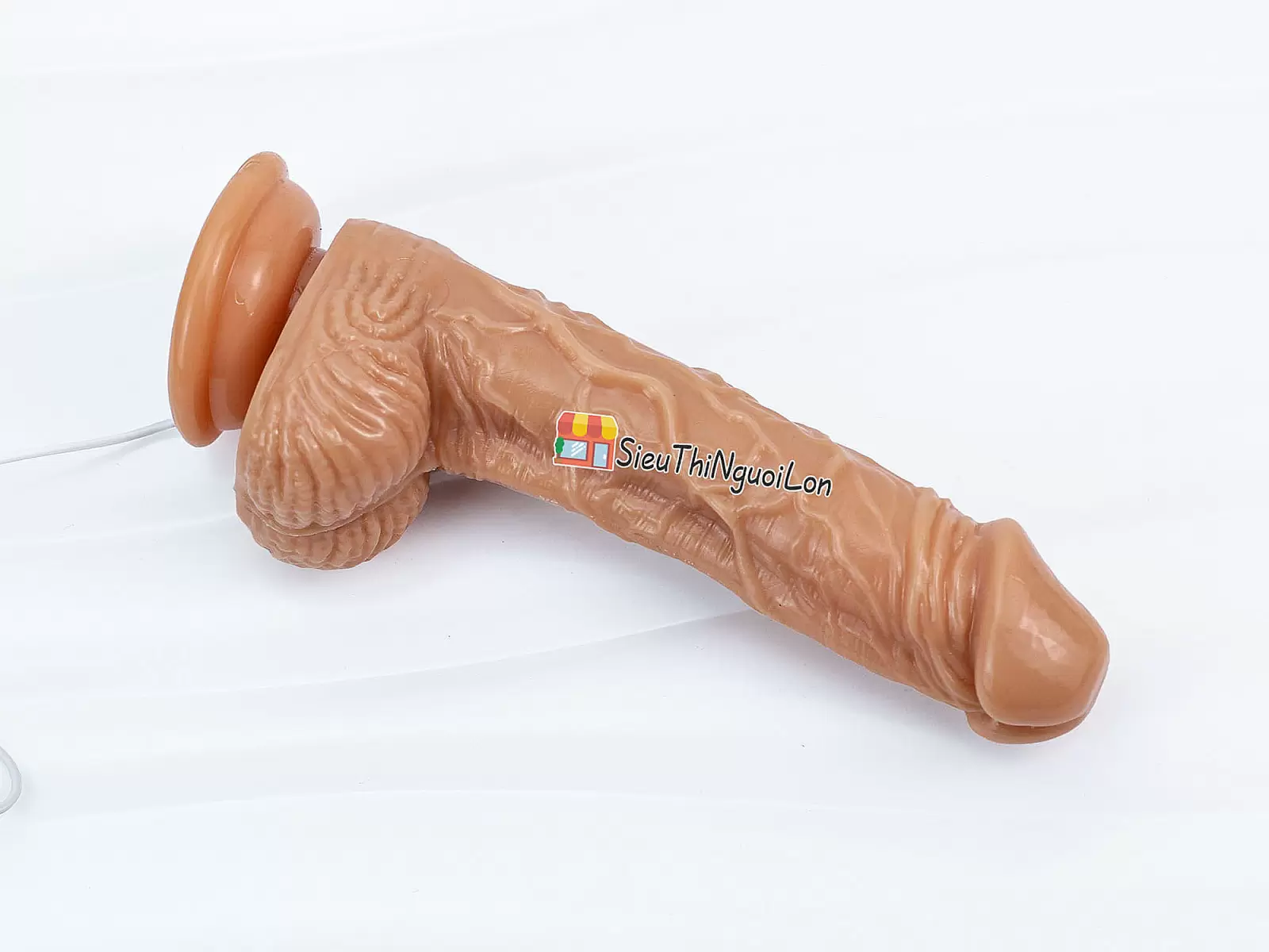 Dương vật giả có đế Spark Wand kèm điều khiển