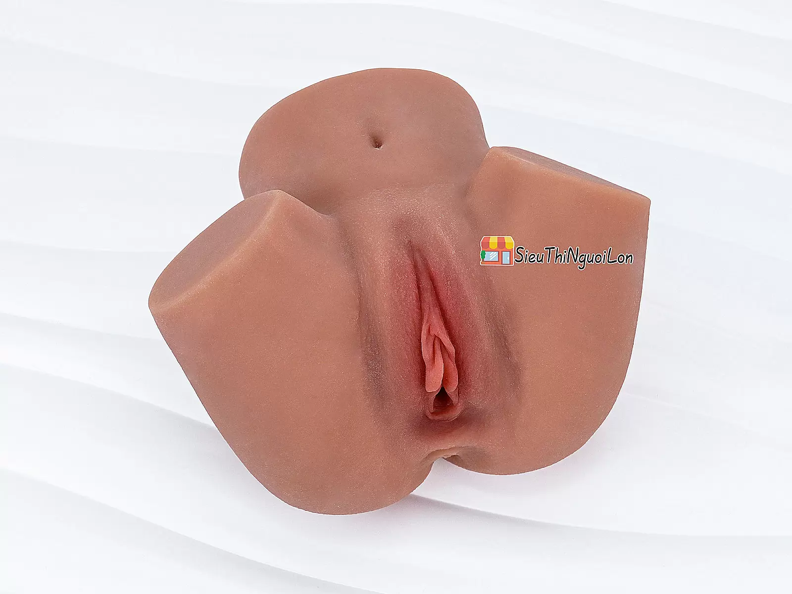 Bướm giả chổng mông nâu silicon siêu mềm nhỏ gọn