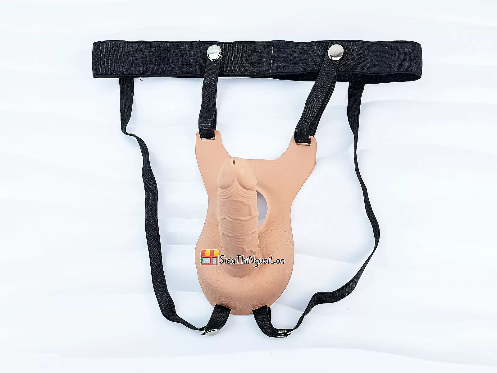 Dương vật giả dây đeo 2 đầu kết hợp tăng khoái cảm mạnh mẽ cho cả hai