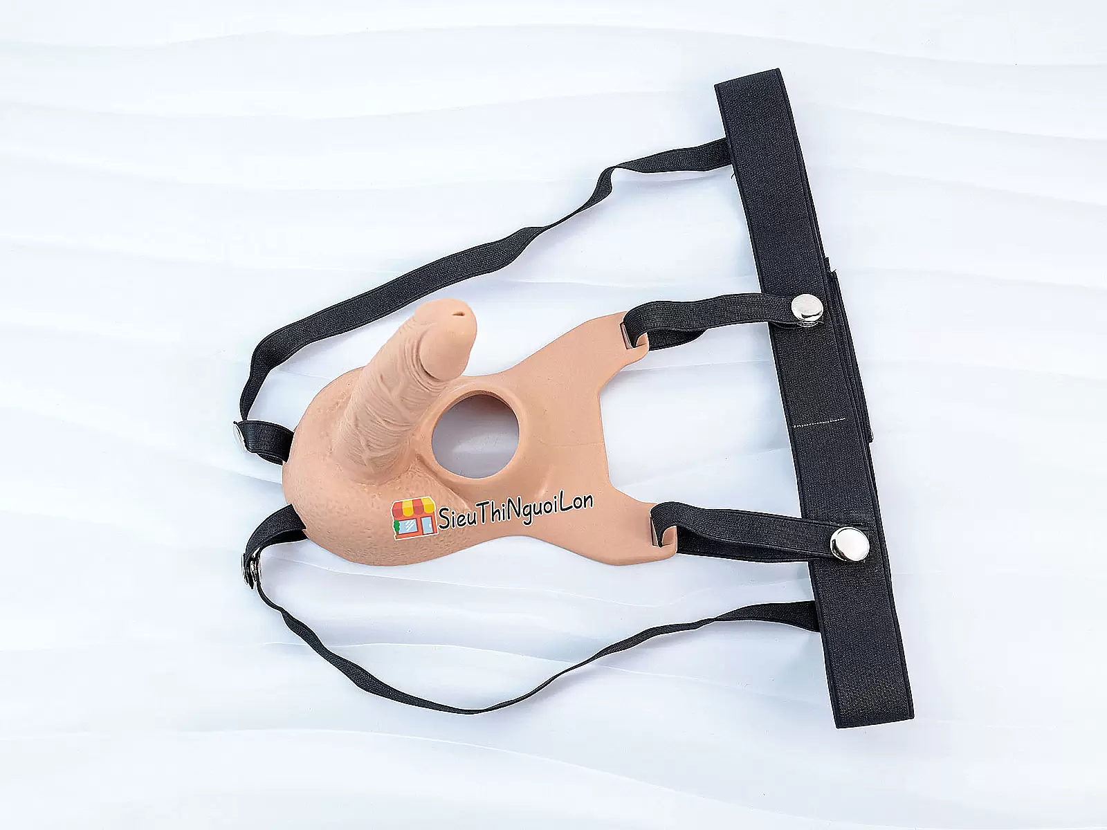 Dương vật giả dây đeo 2 đầu kết hợp tăng khoái cảm mạnh mẽ cho cả hai