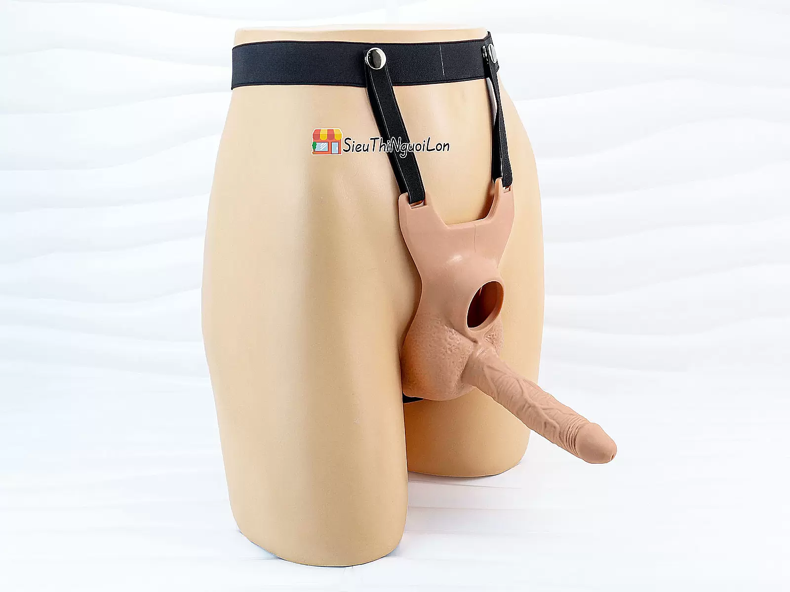 Dương vật giả dây đeo 2 đầu kết hợp tăng khoái cảm mạnh mẽ cho cả hai